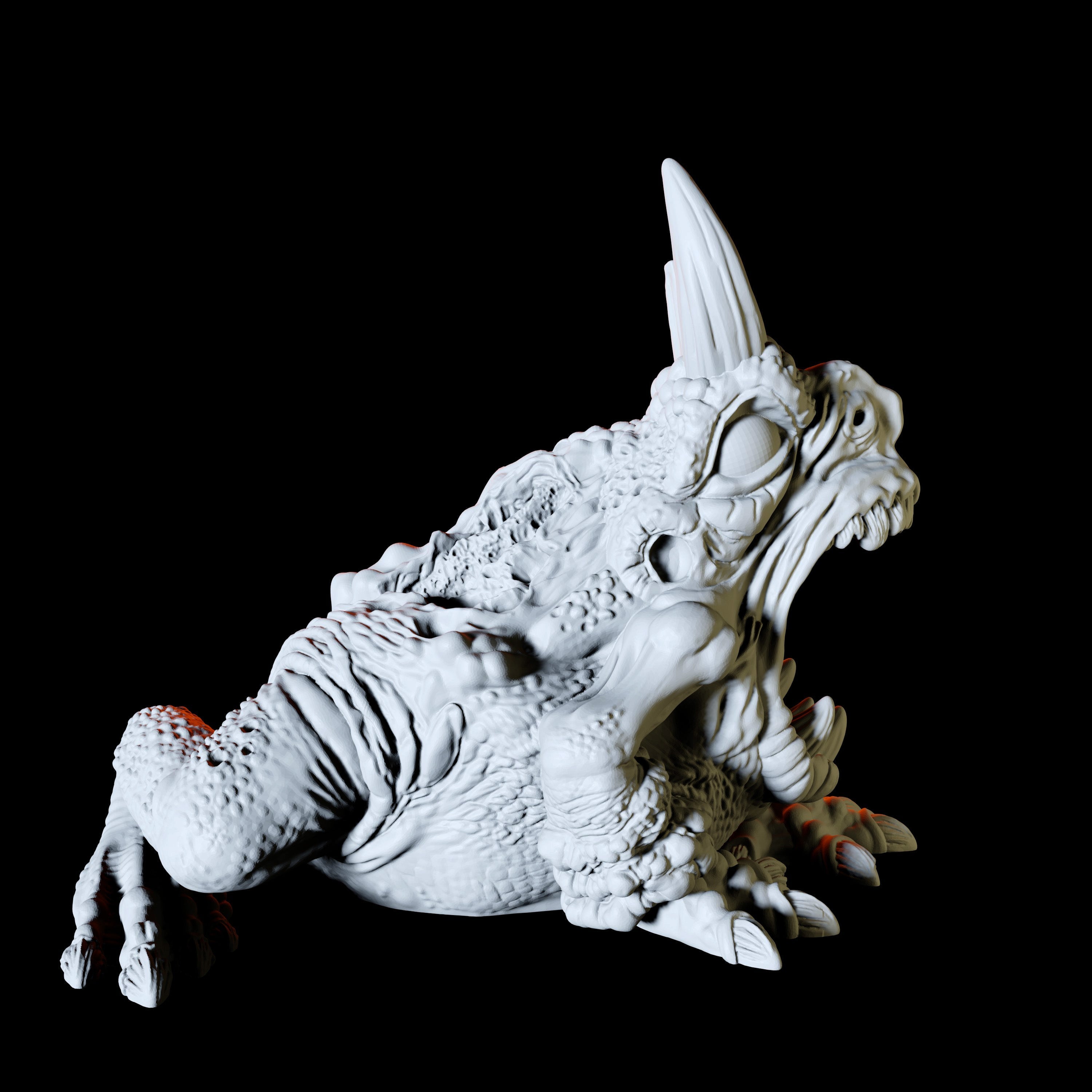 Demon Toad or Plague Hezrou Miniatures for Dungeons and Dragons - Myth Forged