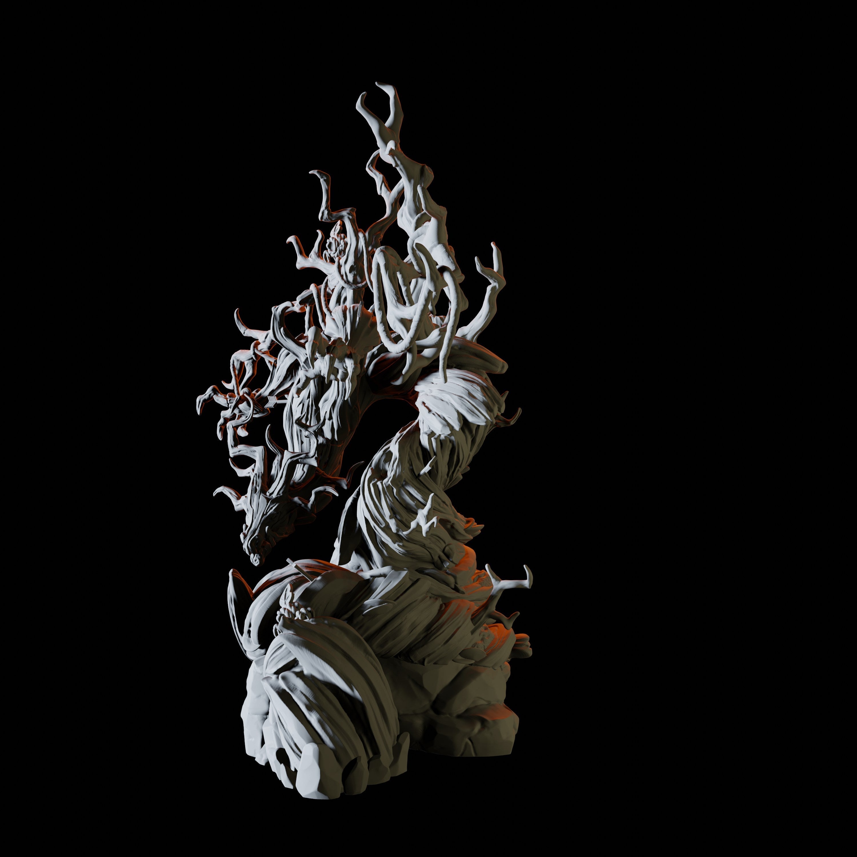 Plant Dragon Miniature for Dungeons and Dragons - Myth Forged