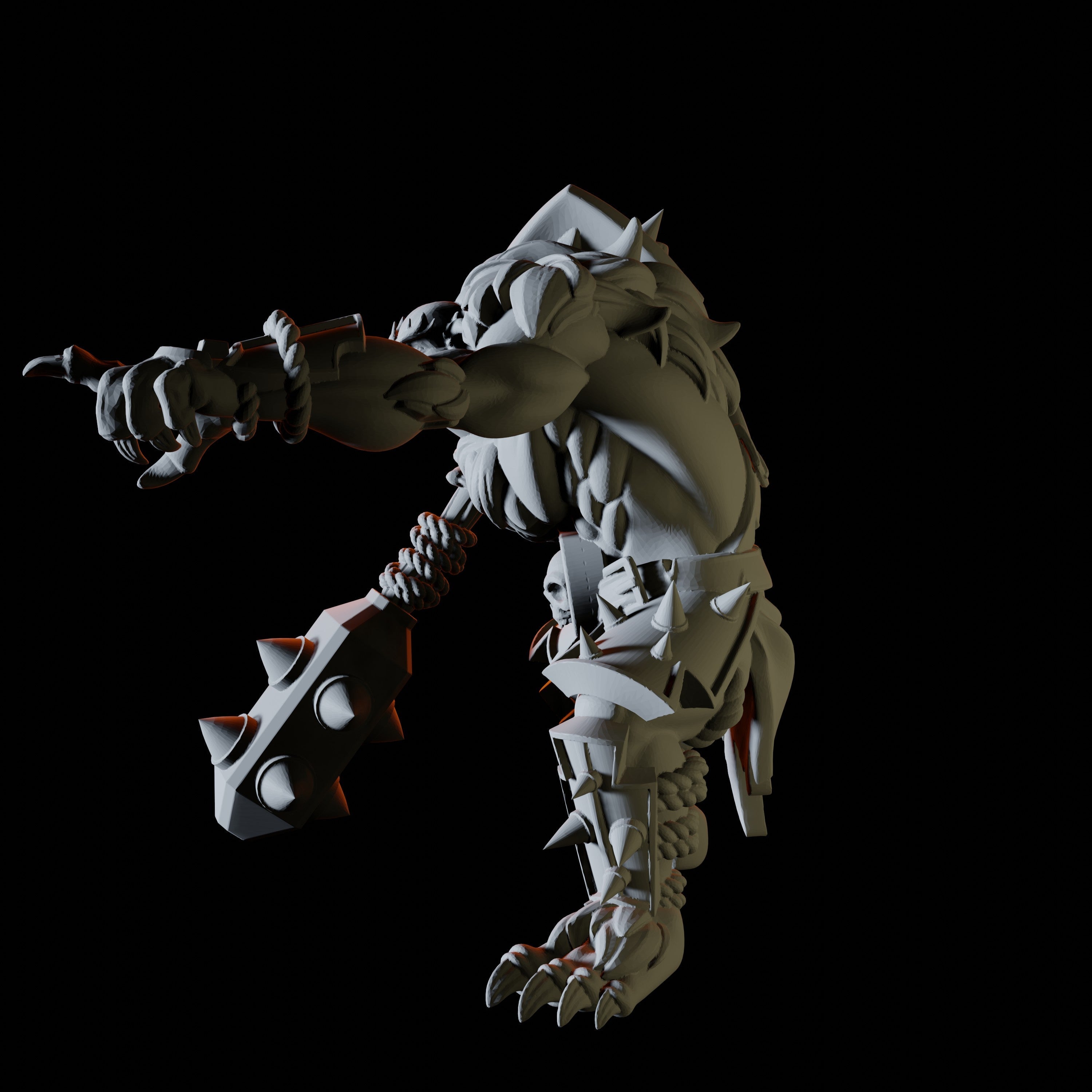 Angry Bugbear Miniature for Dungeons and Dragons - Myth Forged