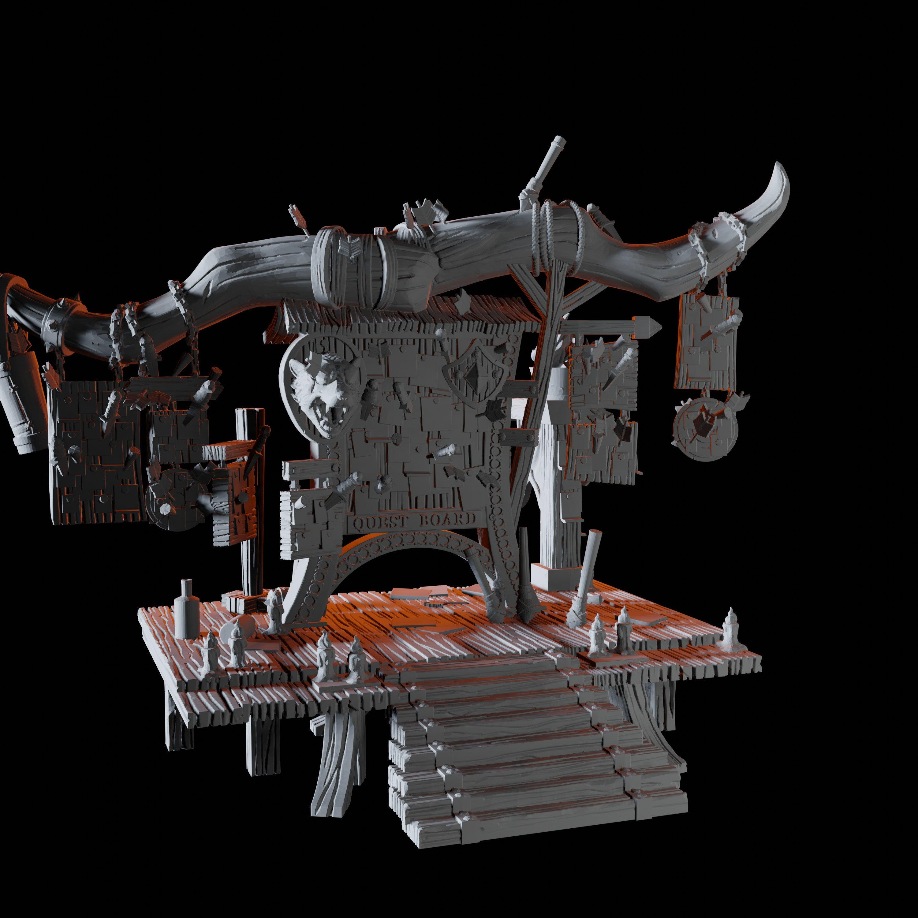 Questboard - Scatter Terrain Miniature for Dungeons and Dragons - Myth Forged
