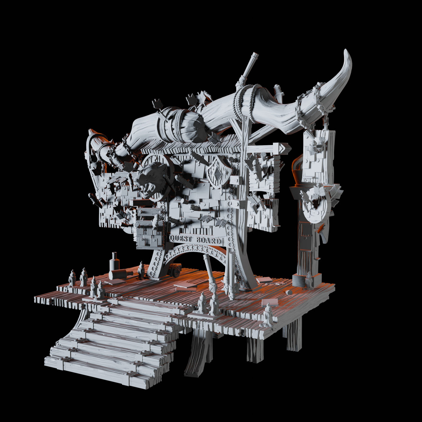 Questboard Miniature for Dungeons and Dragons, Pathfinder or other TTRPGs