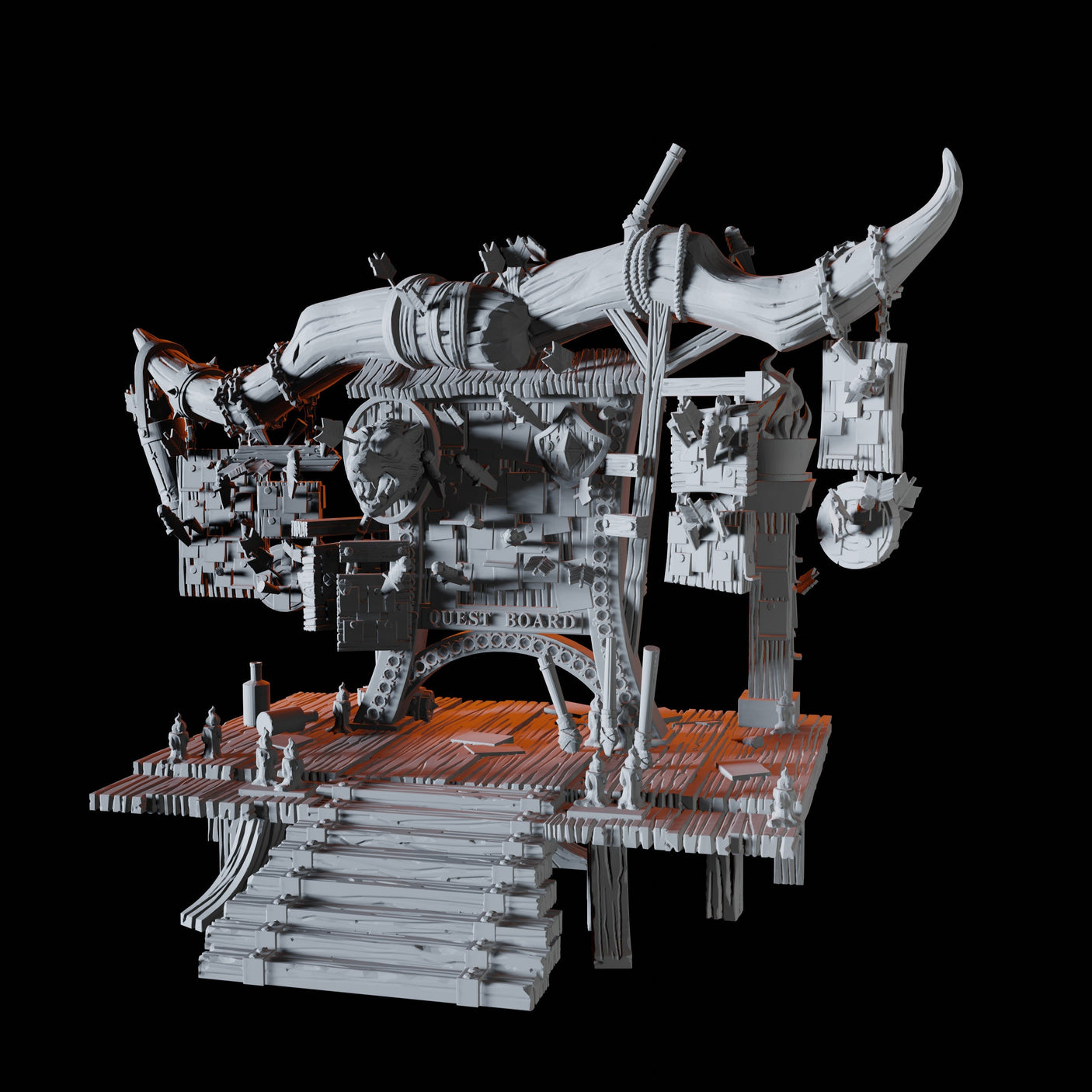 Questboard Miniature for Dungeons and Dragons, Pathfinder or other TTRPGs