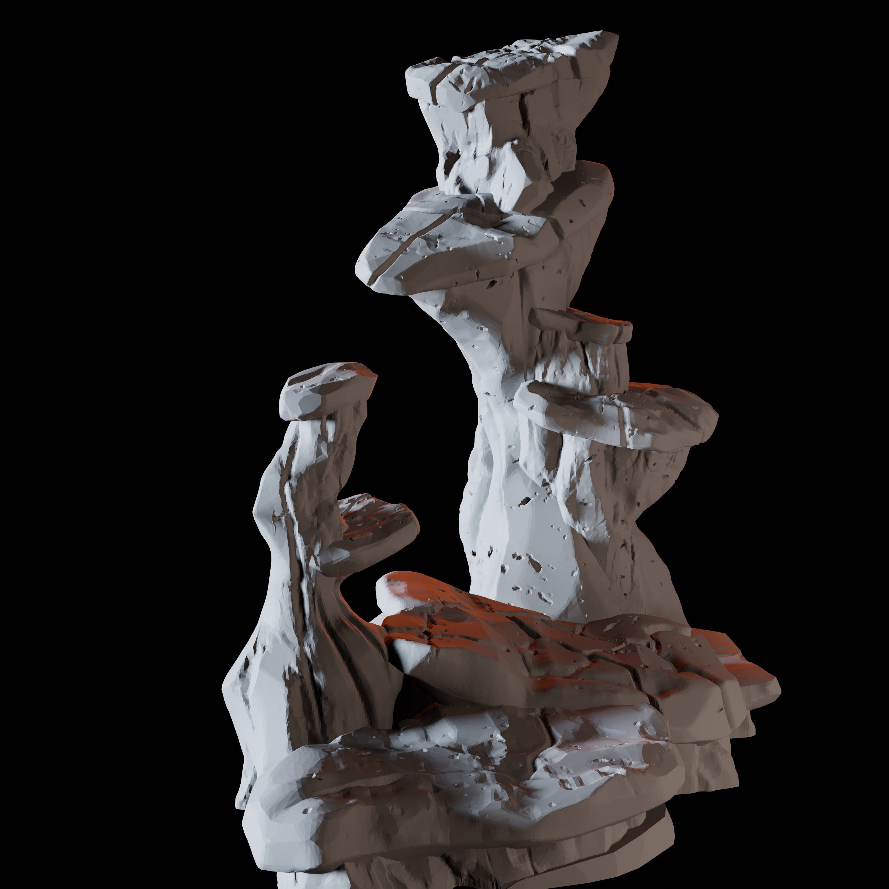 Rock Column - Cave Scatter Terrain Miniature for Dungeons and Dragons - Myth Forged