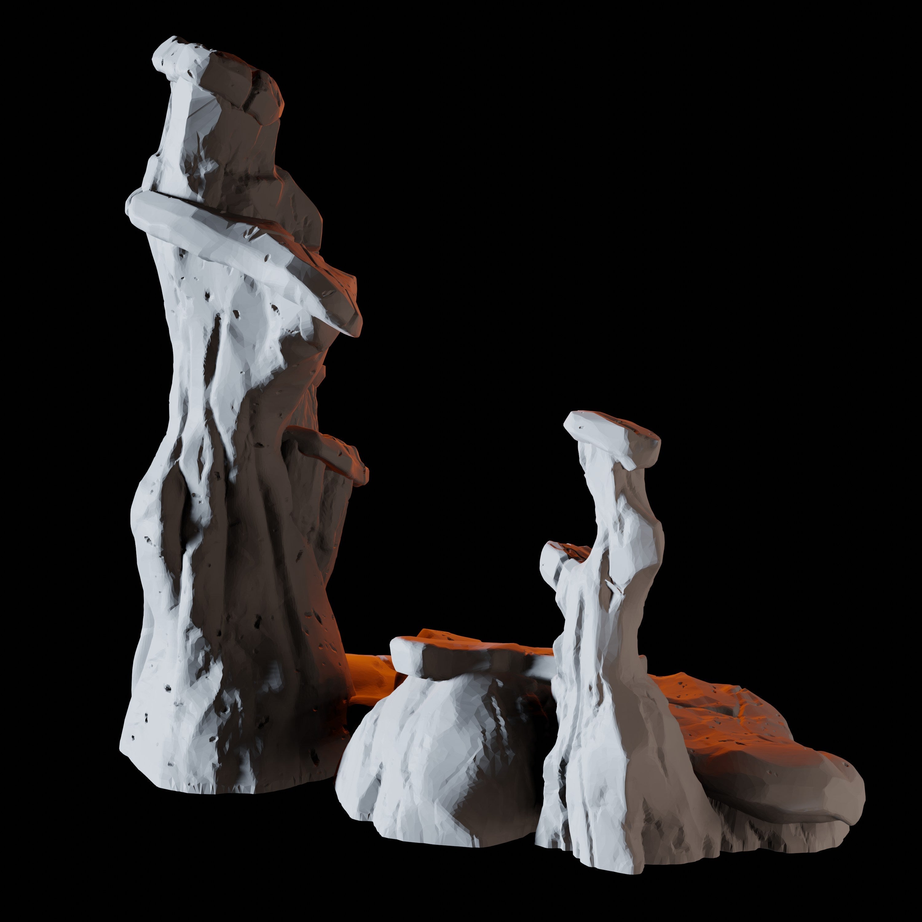 Rock Column - Cave Scatter Terrain Miniature for Dungeons and Dragons - Myth Forged