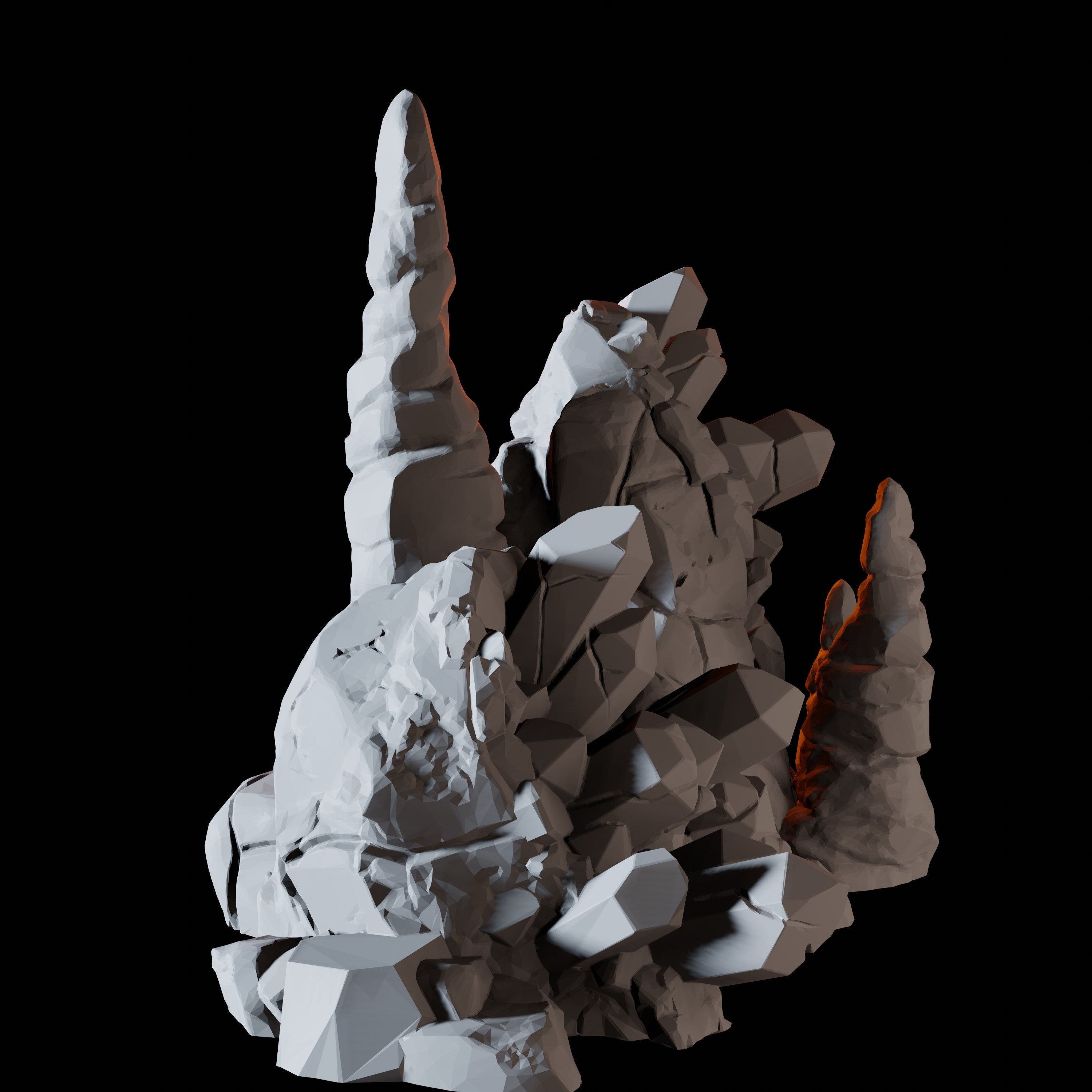 Rock Crystal - Cave Scatter Terrain Miniature for Dungeons and Dragons - Myth Forged
