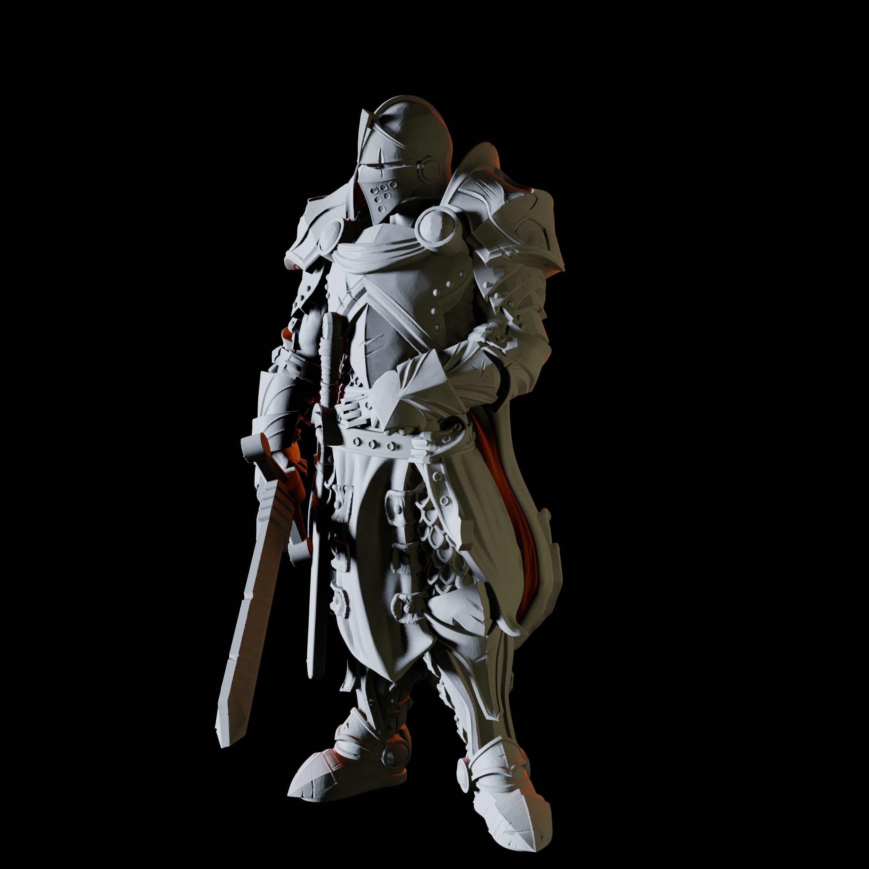 Royal Knight Miniature for Dungeons and Dragons - Myth Forged