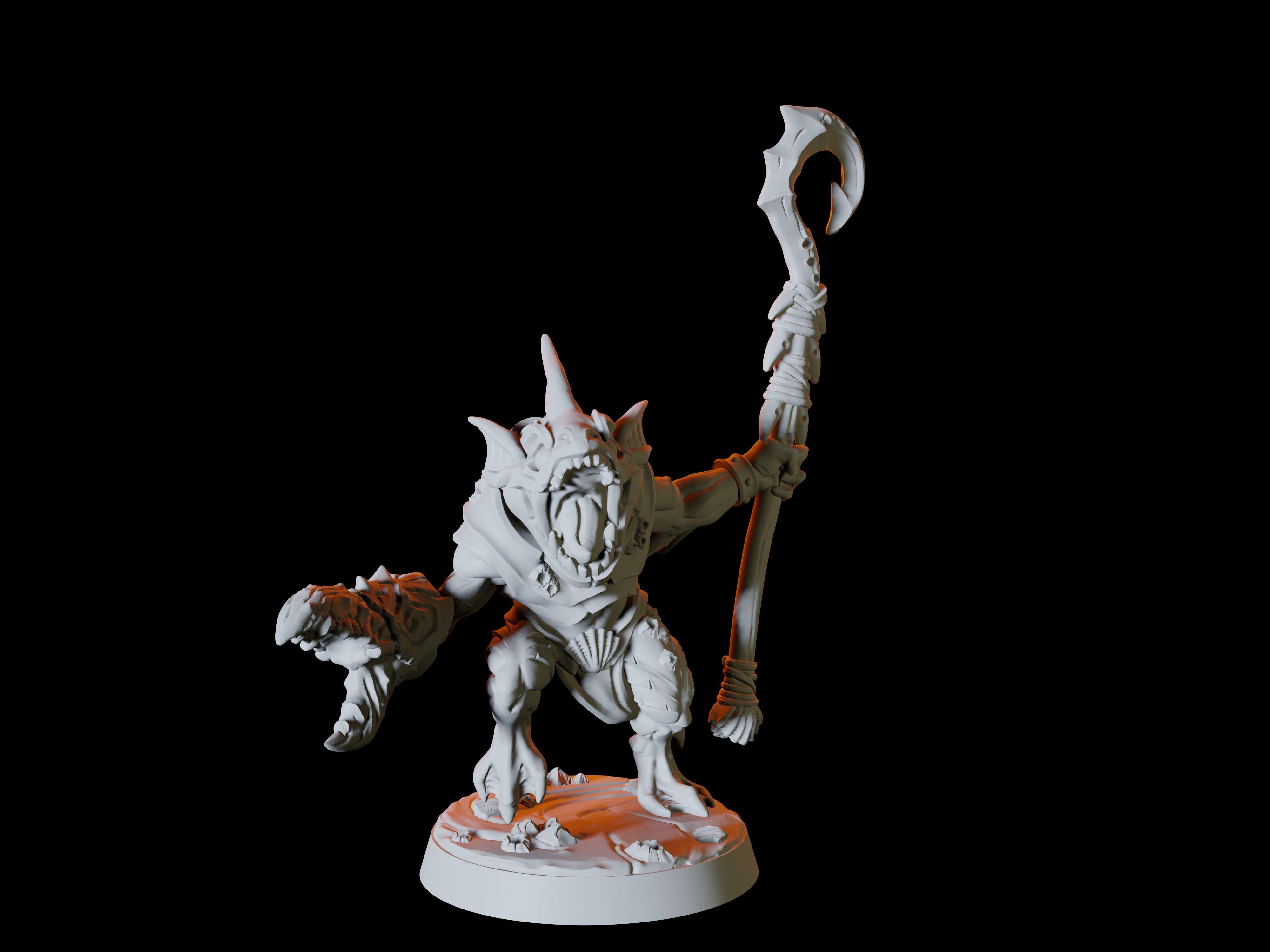 Six Sahuagin or Merrow Miniatures for Dungeons and Dragons - Myth Forged