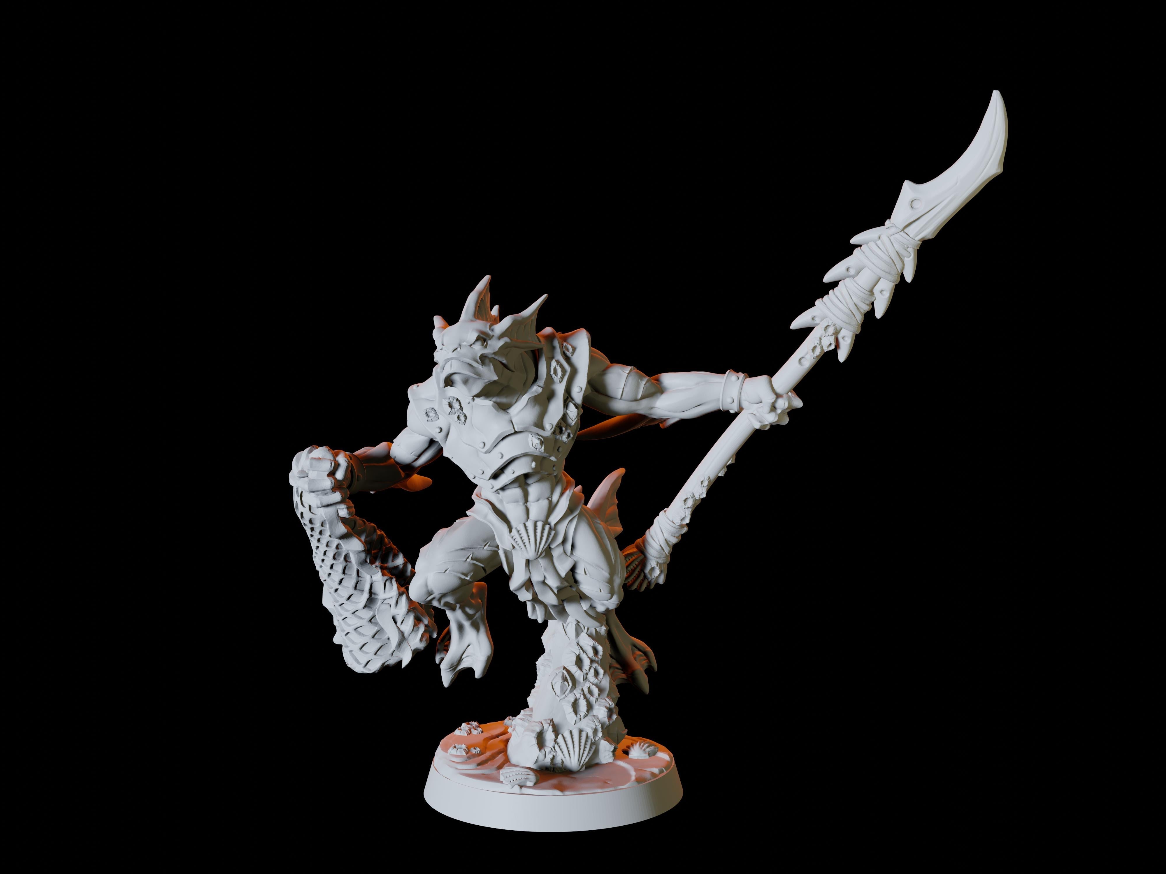 Six Sahuagin or Merrow Miniatures for Dungeons and Dragons - Myth Forged