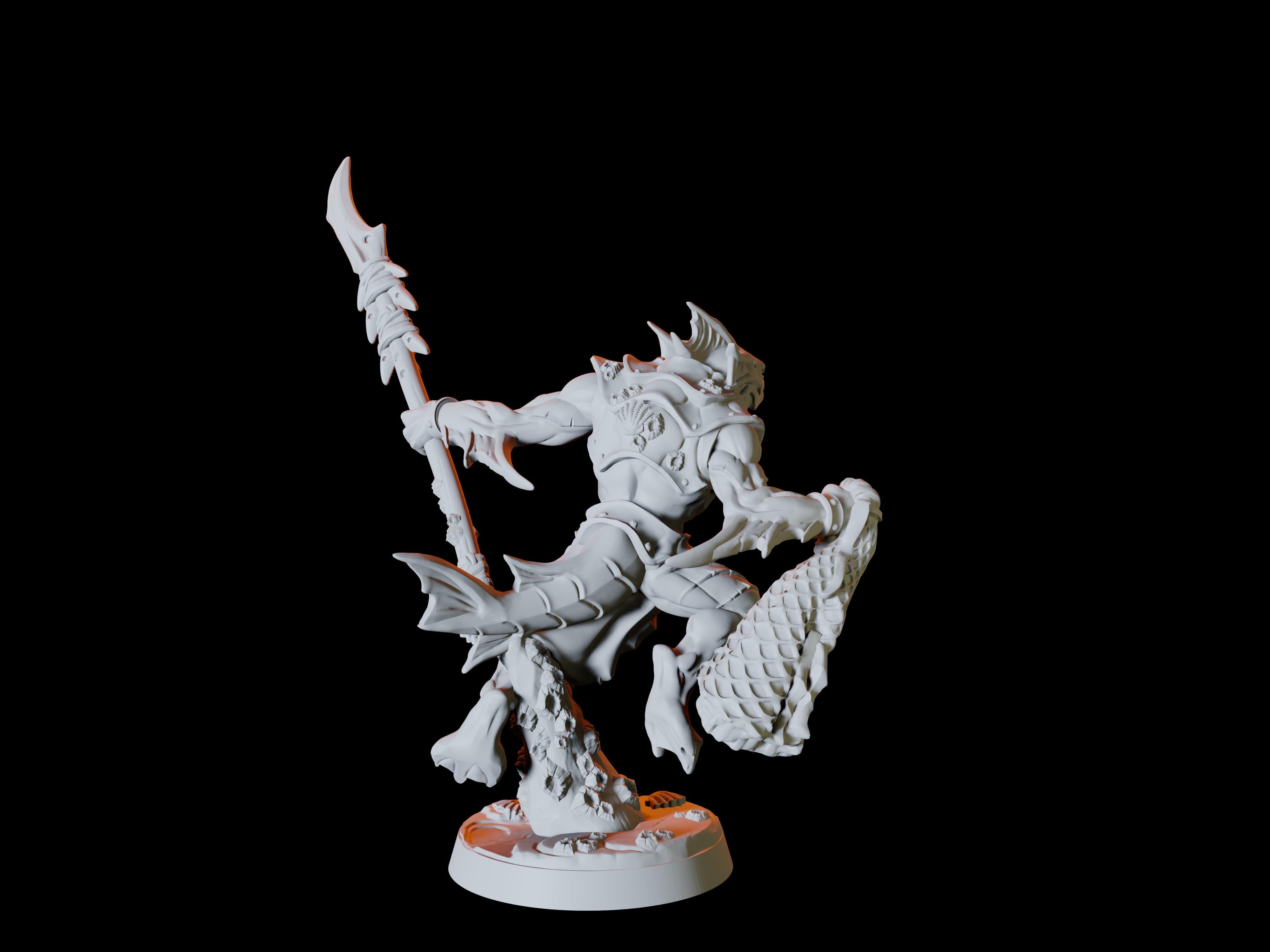 Six Sahuagin or Merrow Miniatures for Dungeons and Dragons - Myth Forged