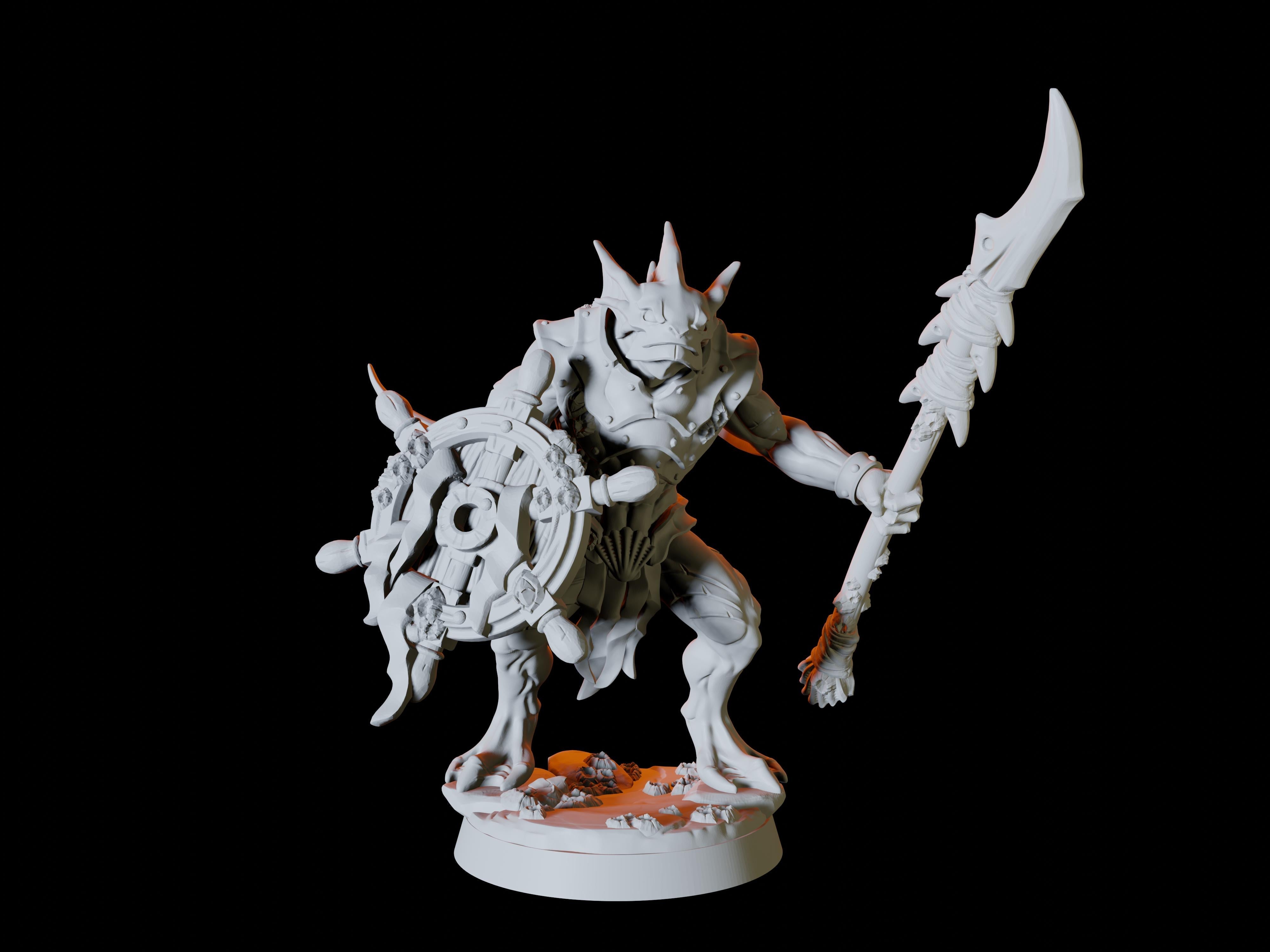 Six Sahuagin or Merrow Miniatures for Dungeons and Dragons - Myth Forged
