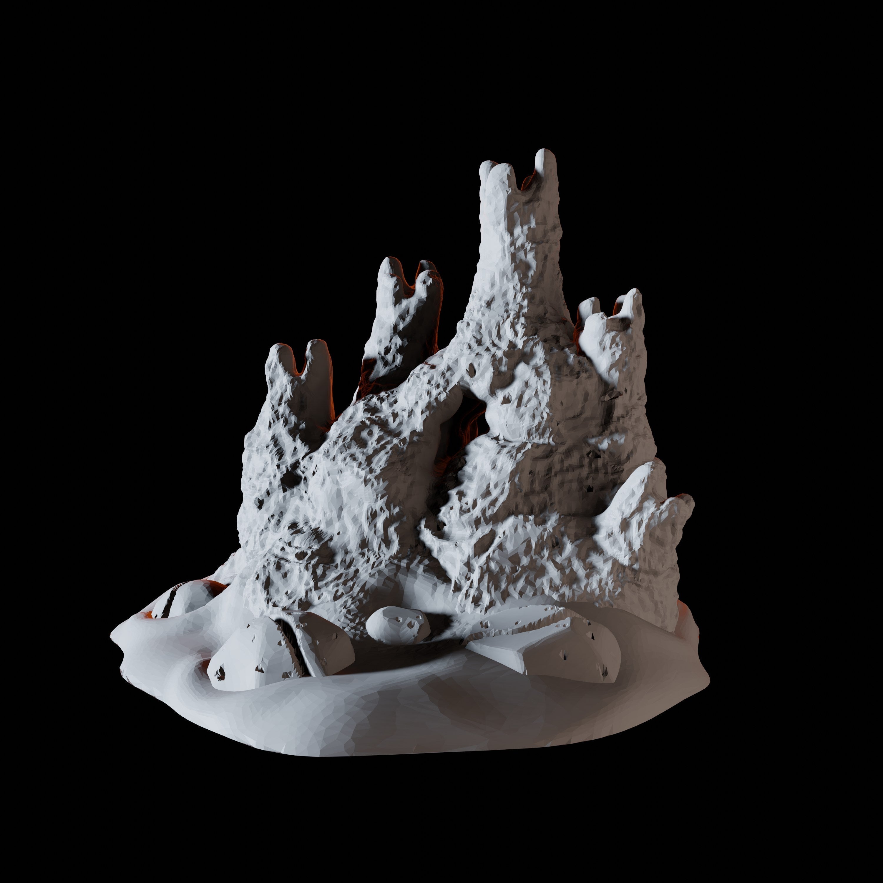 Sandcastle - Coastal Terrain Miniature for Dungeons and Dragons - Myth Forged