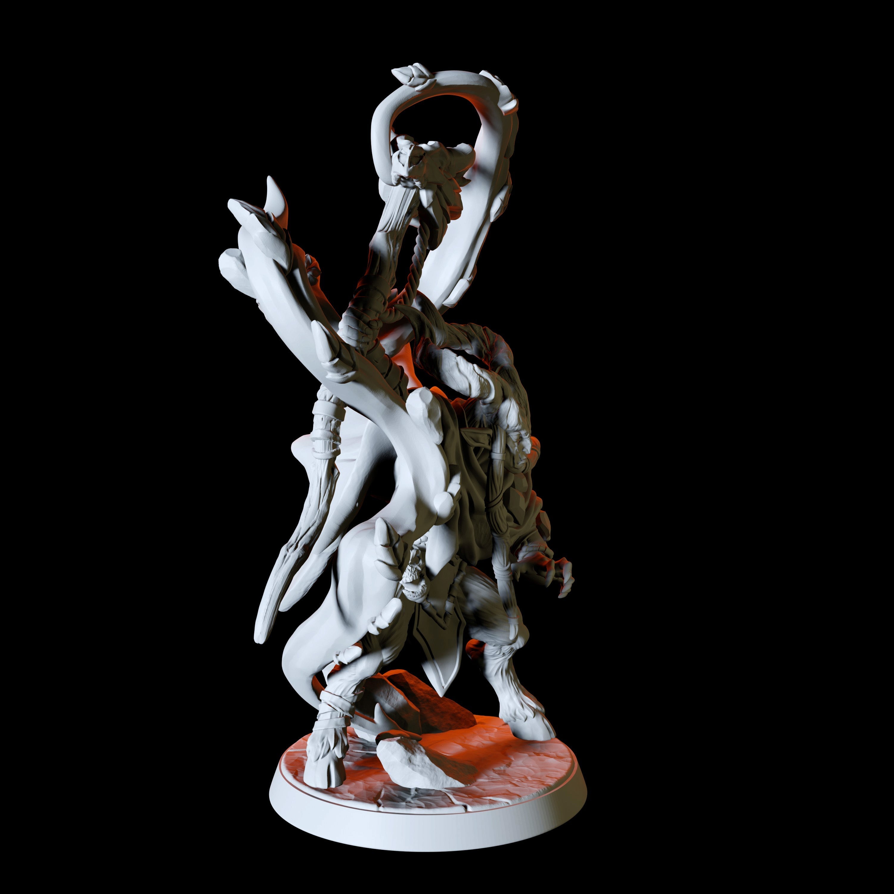 Satyr Druid Miniature for Dungeons and Dragons - Myth Forged