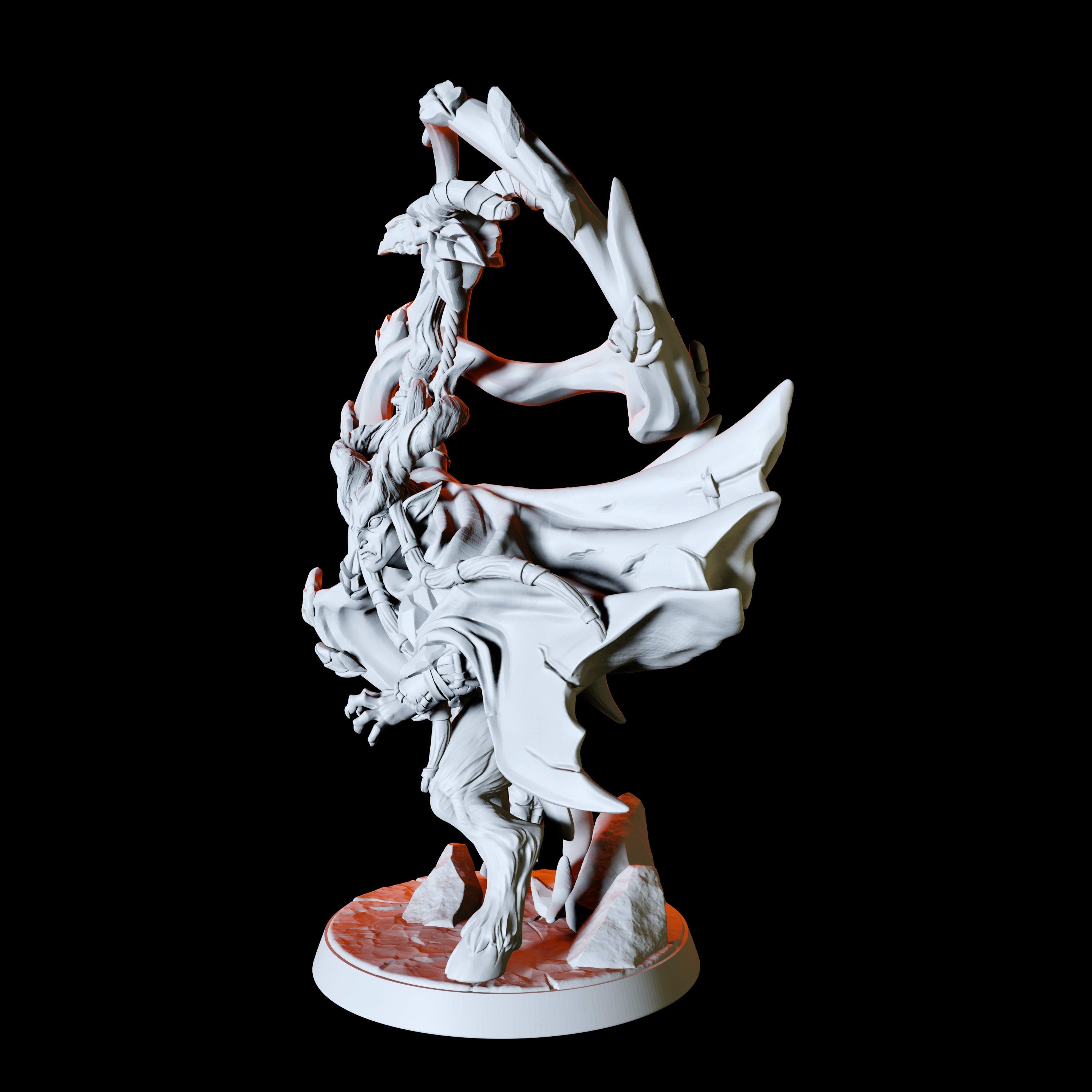 Satyr Druid Miniature for Dungeons and Dragons - Myth Forged