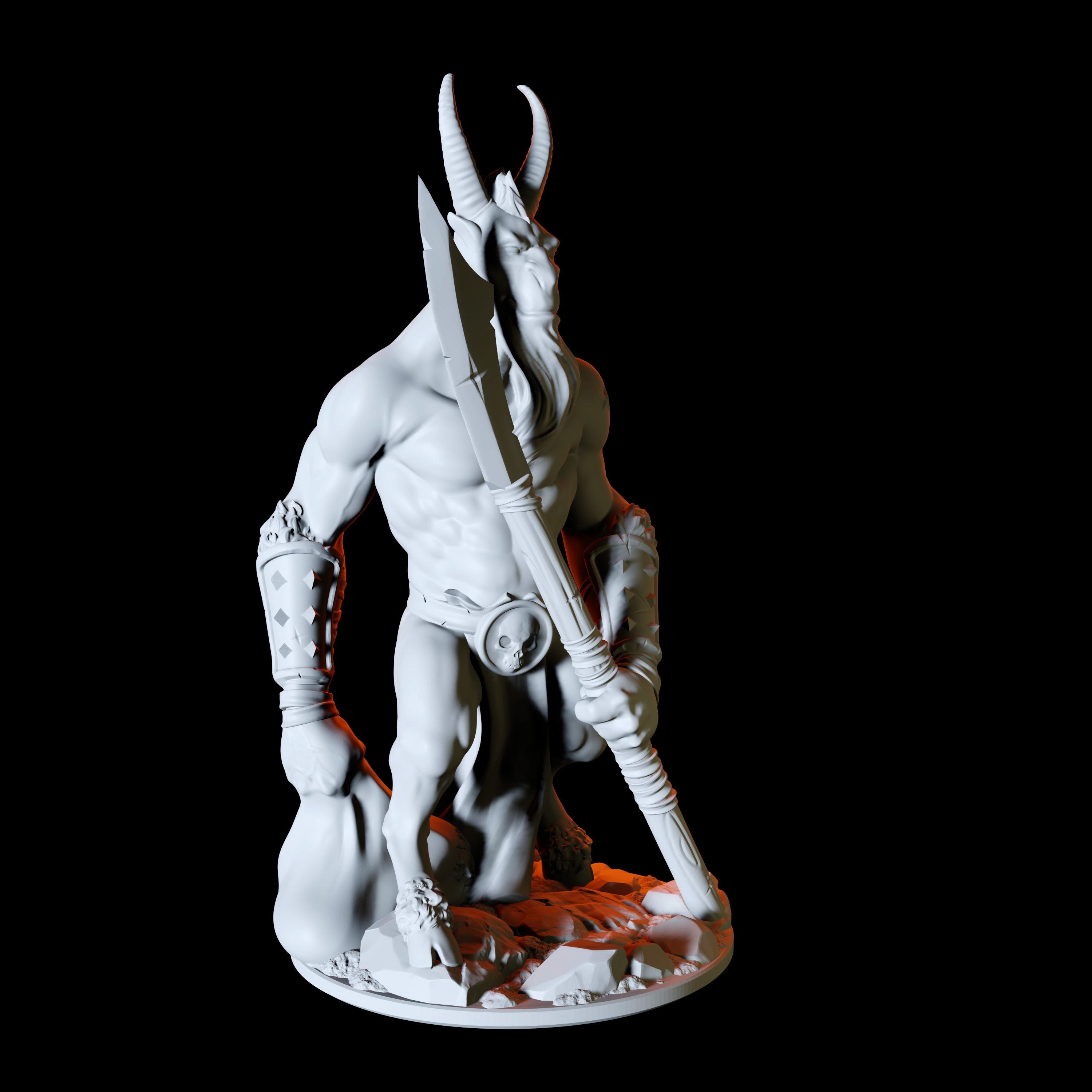 Satyr Hunter Miniature for Dungeons and Dragons - Myth Forged