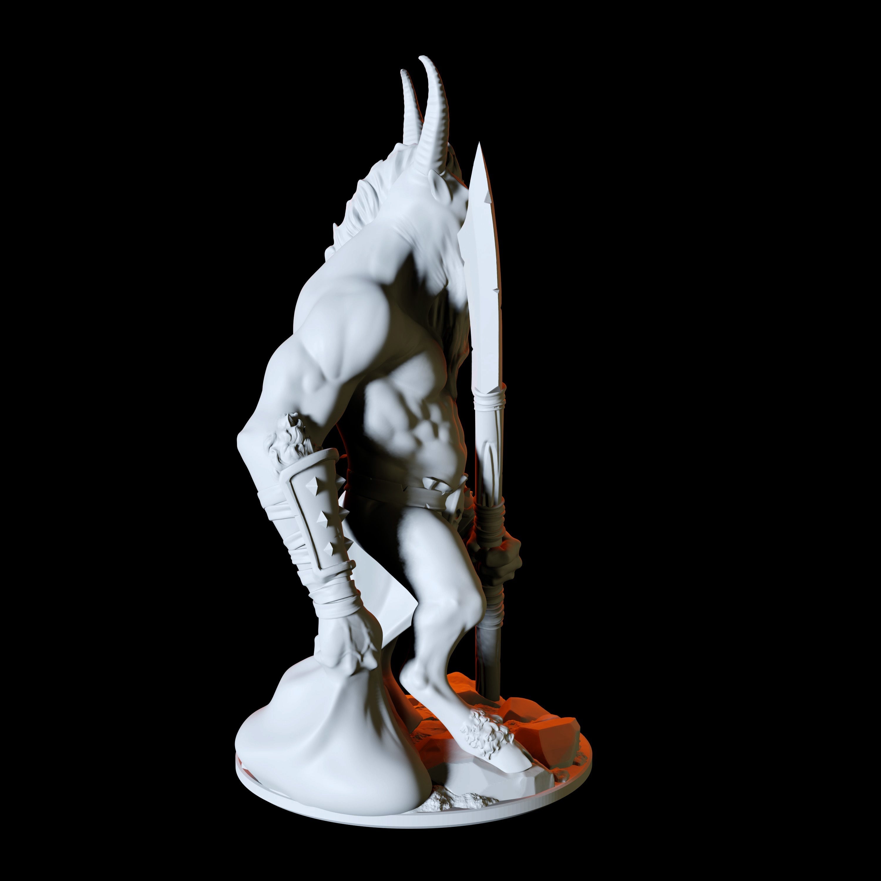 Satyr Hunter Miniature for Dungeons and Dragons - Myth Forged