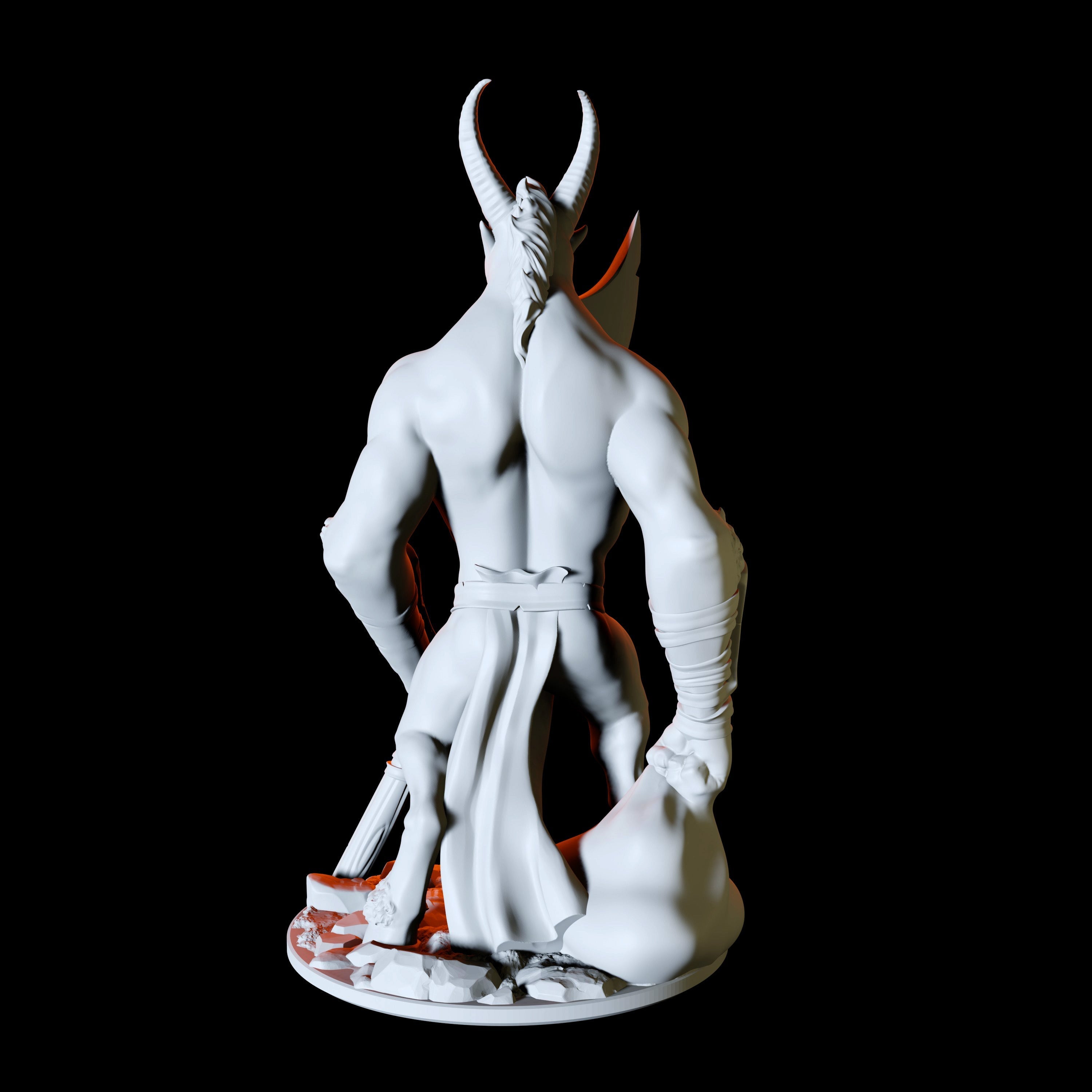 Satyr Hunter Miniature for Dungeons and Dragons - Myth Forged