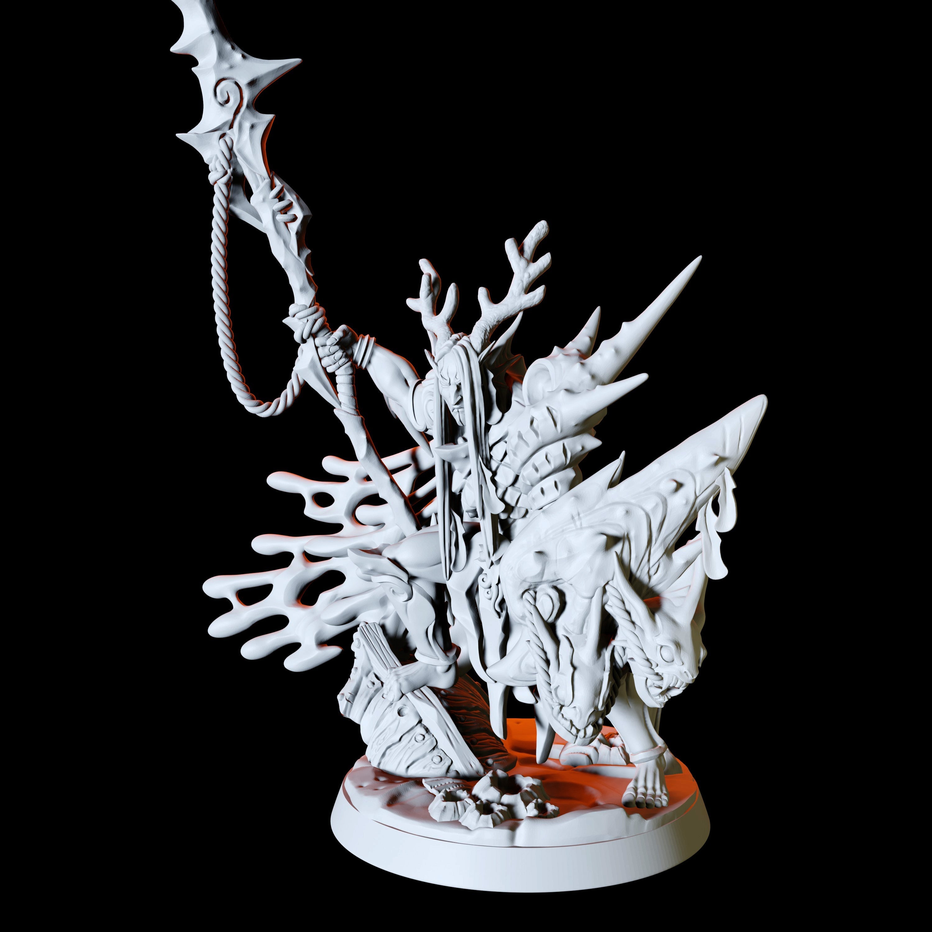 Sea Elf or Merfolk Druid Miniature for Dungeons and Dragons - Myth Forged