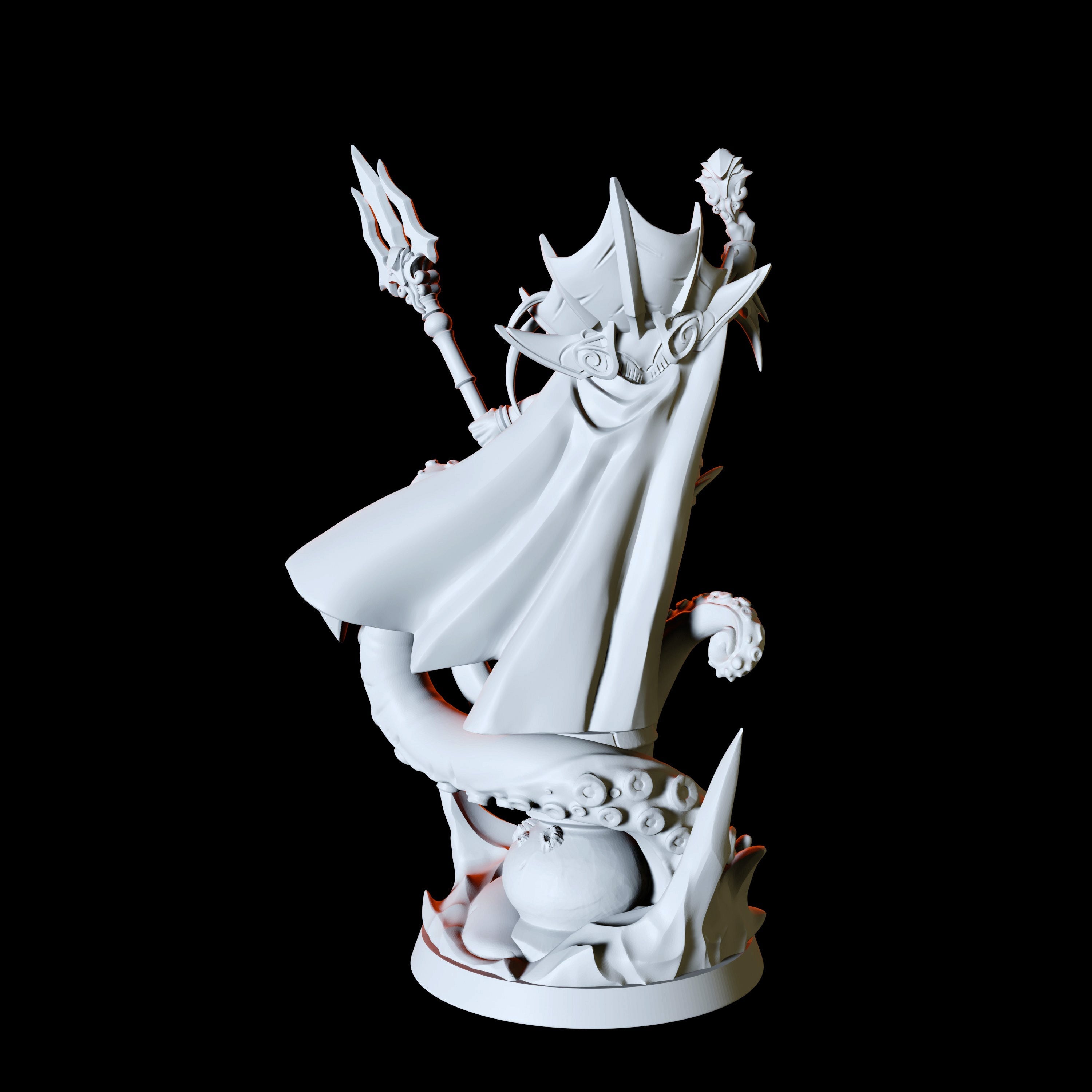 Sea Elf or Merfolk Queen Miniature for Dungeons and Dragons - Myth Forged