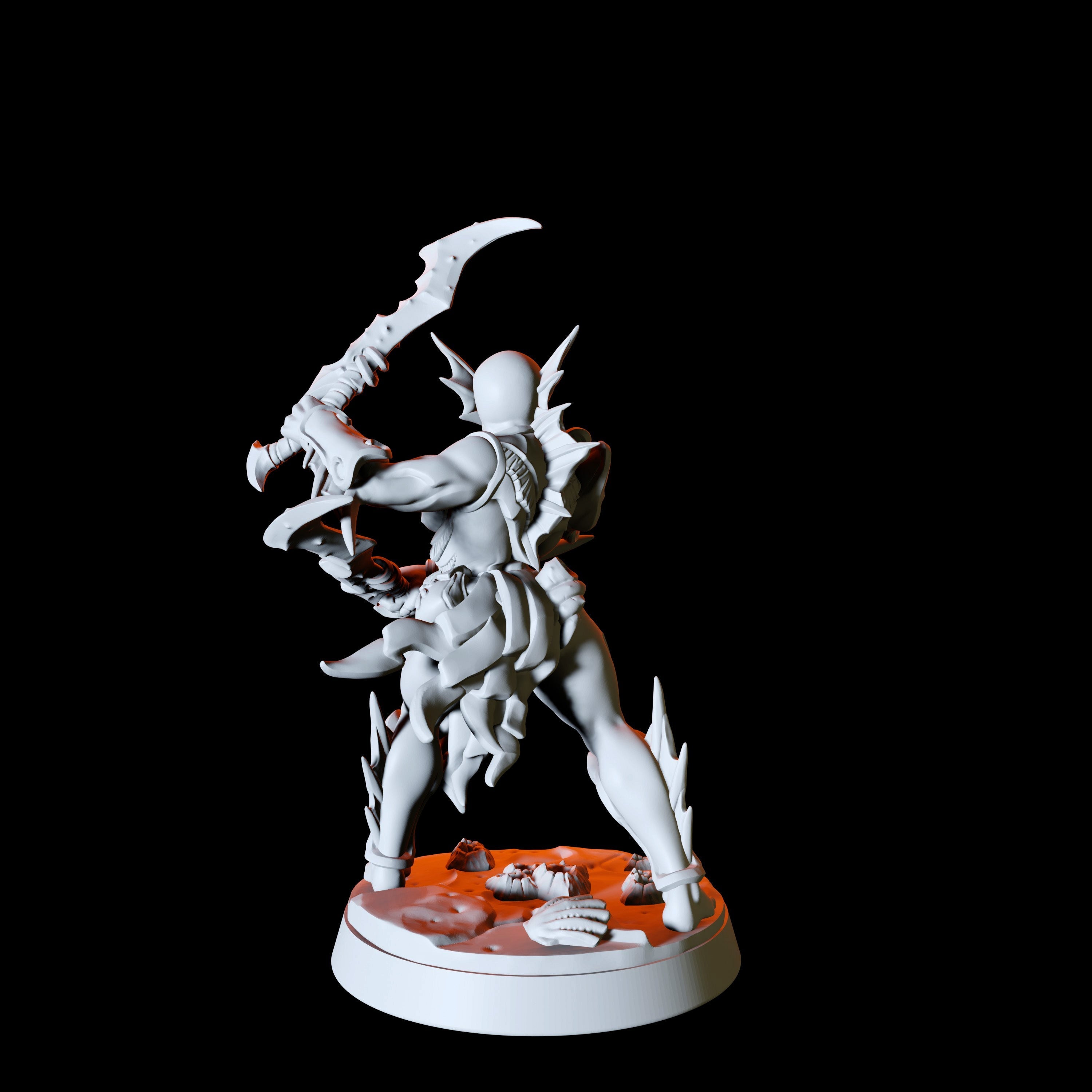 Sea Elf or Merfolk Miniature for Dungeons and Dragons - Myth Forged