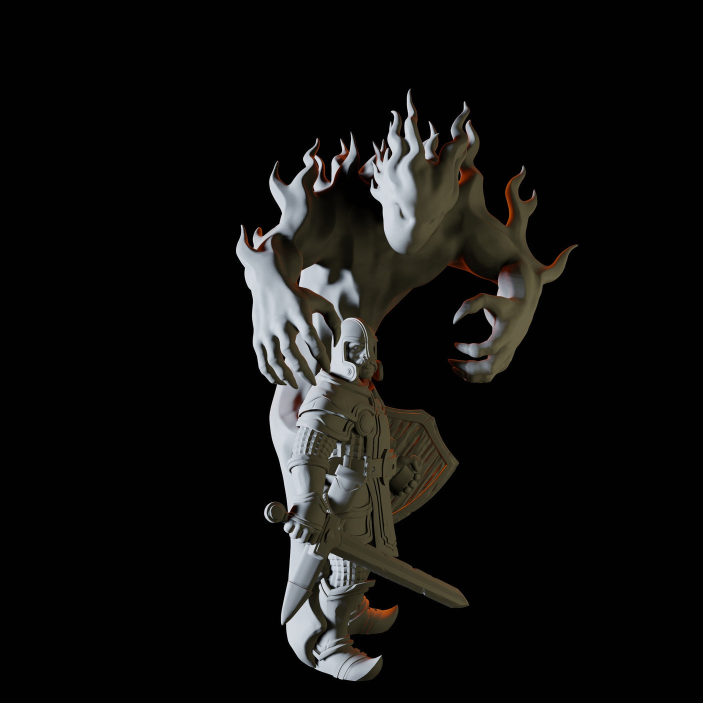 Shadow Miniature for Dungeons and Dragons, Pathfinder or other TTRPGs