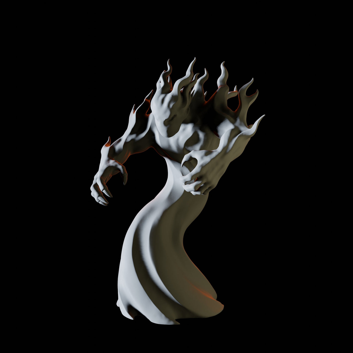 Shadow Miniature for Dungeons and Dragons, Pathfinder or other TTRPGs