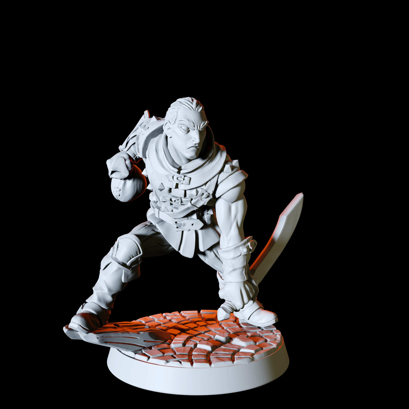 Six Assassins, Thieves or Rogues Miniature for Dungeons and Dragons, Pathfinder or other TTRPGs