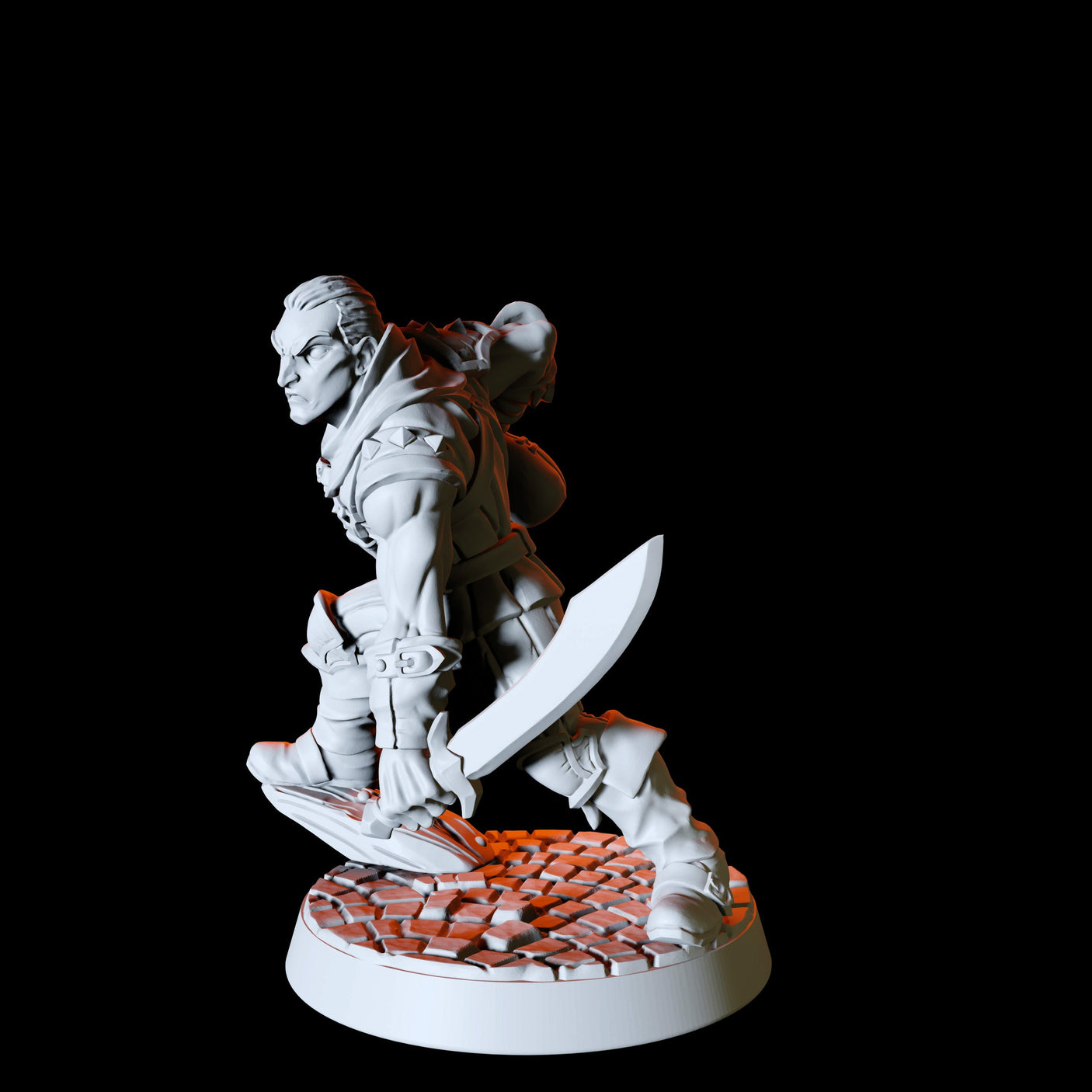 Six Assassins, Thieves or Rogues Miniature for Dungeons and Dragons, Pathfinder or other TTRPGs