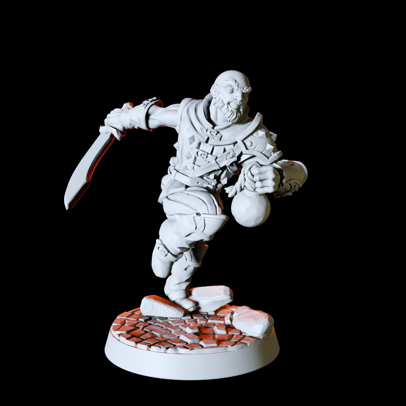 Six Assassins, Thieves or Rogues Miniature for Dungeons and Dragons, Pathfinder or other TTRPGs