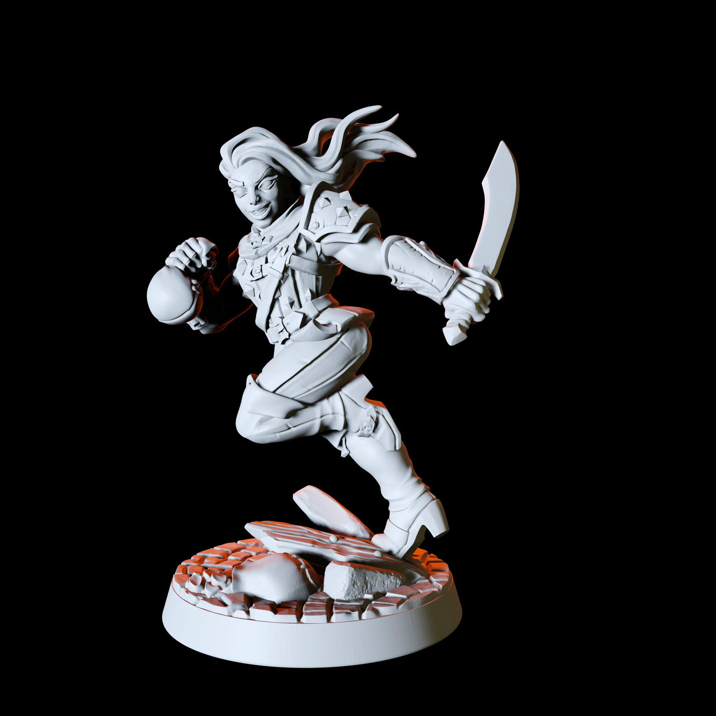 Six Assassins, Thieves or Rogues Miniature for Dungeons and Dragons, Pathfinder or other TTRPGs