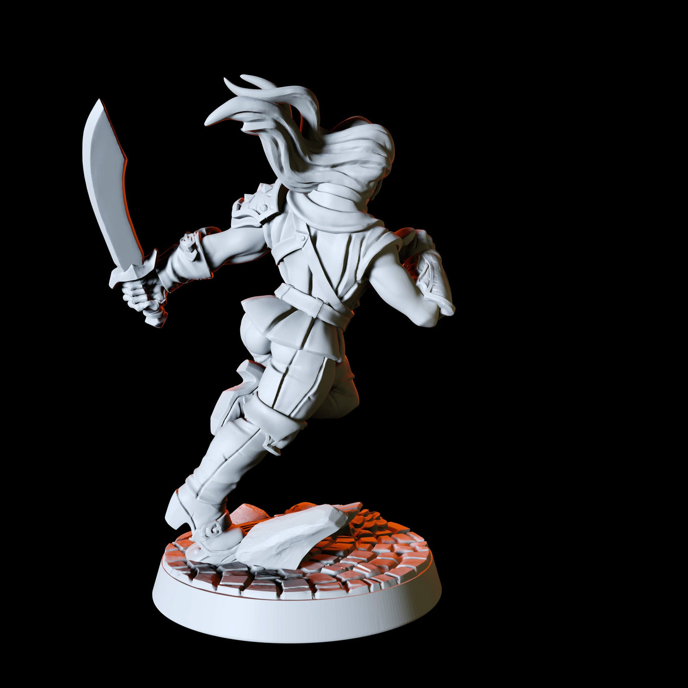 Six Assassins, Thieves or Rogues Miniature for Dungeons and Dragons, Pathfinder or other TTRPGs