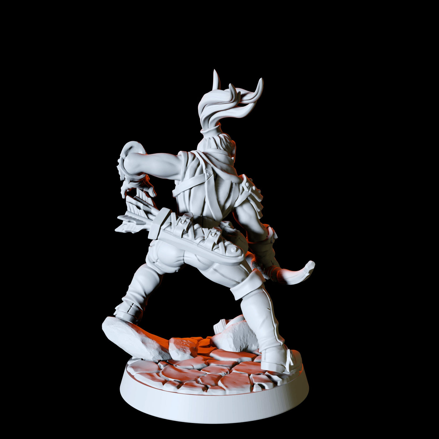 Six Assassins, Thieves or Rogues Miniature for Dungeons and Dragons, Pathfinder or other TTRPGs