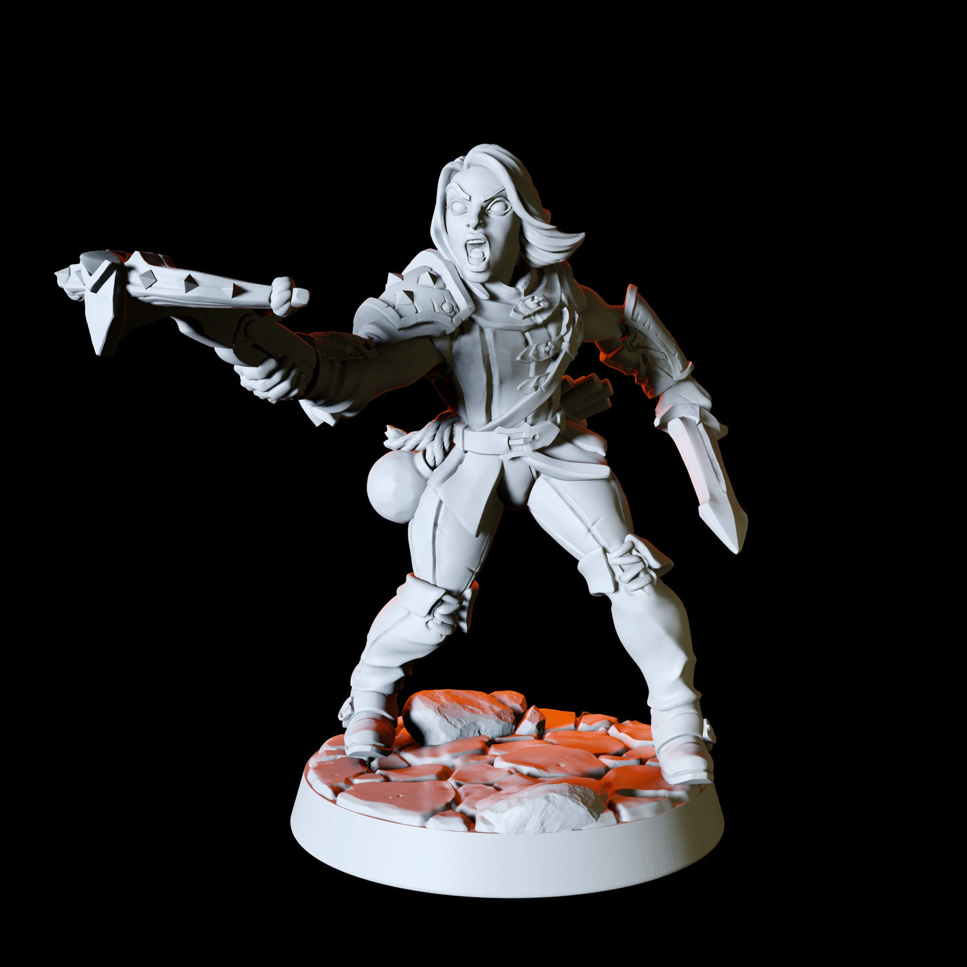 Six Assassins, Thieves or Rogues Miniature for Dungeons and Dragons, Pathfinder or other TTRPGs