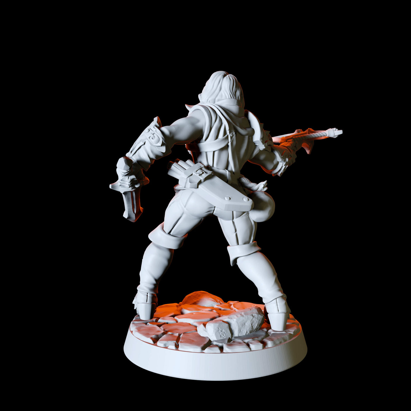 Six Assassins, Thieves or Rogues Miniature for Dungeons and Dragons, Pathfinder or other TTRPGs
