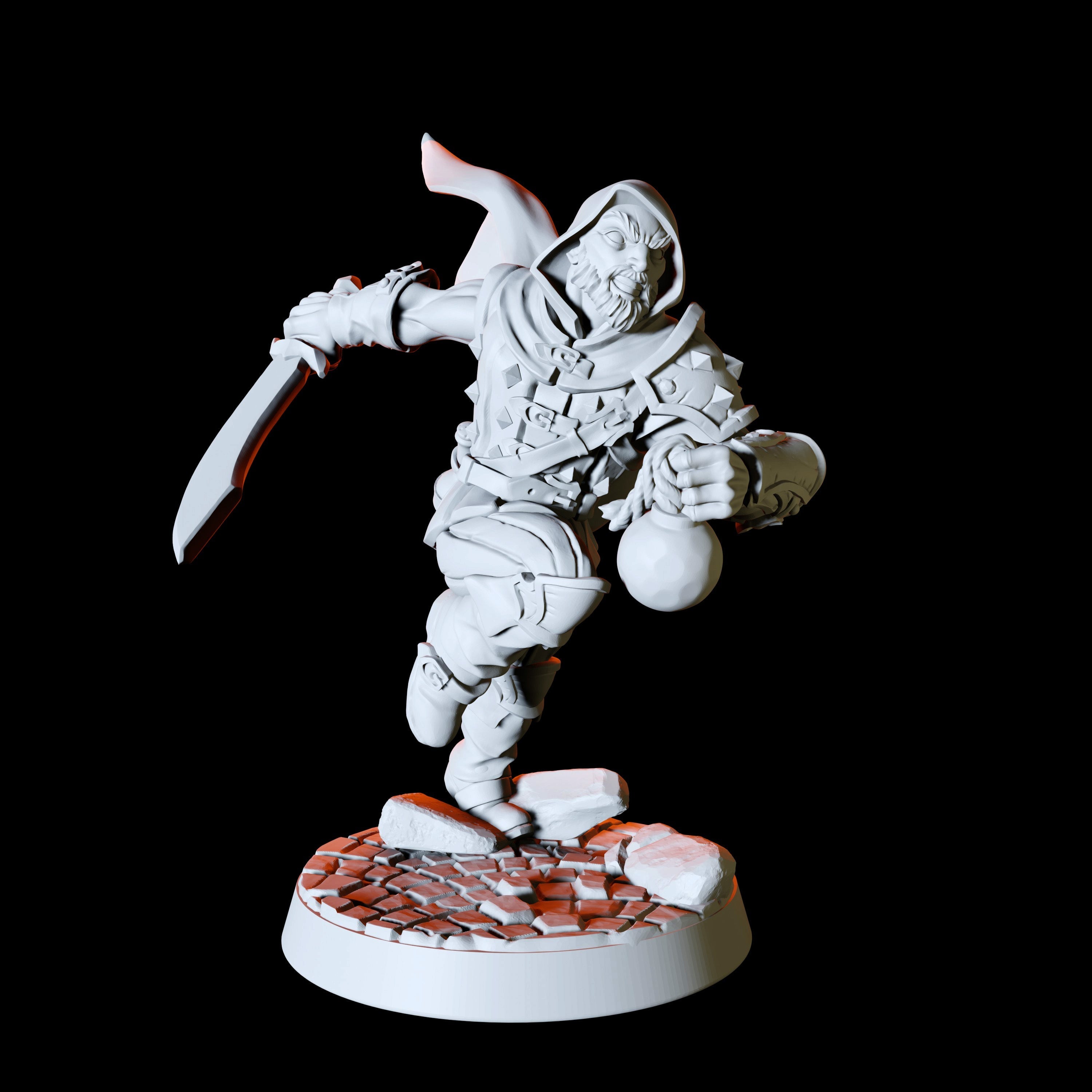 Six Assassin, Thief or Rogue Miniatures for Dungeons and Dragons | Myth Forged