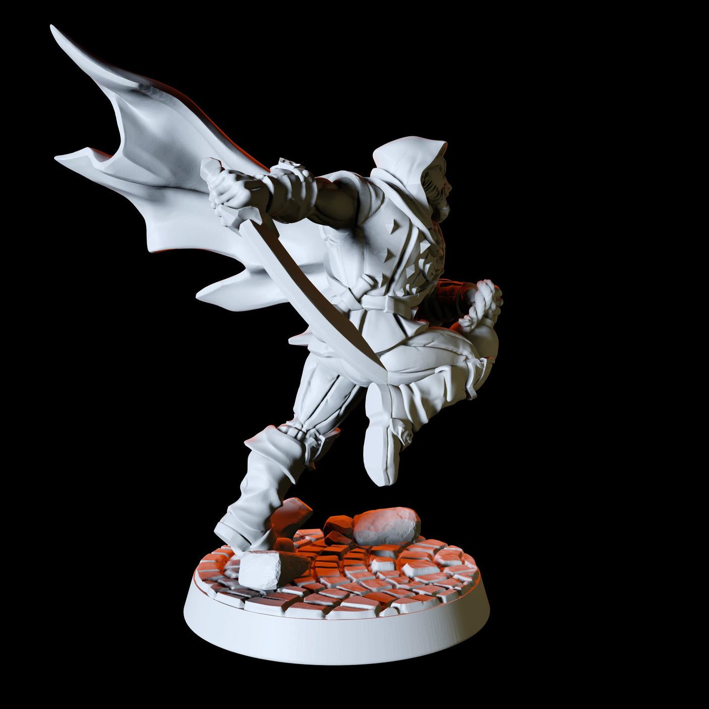 Six Assassins, Thieves or Rogues Miniature for Dungeons and Dragons, Pathfinder or other TTRPGs
