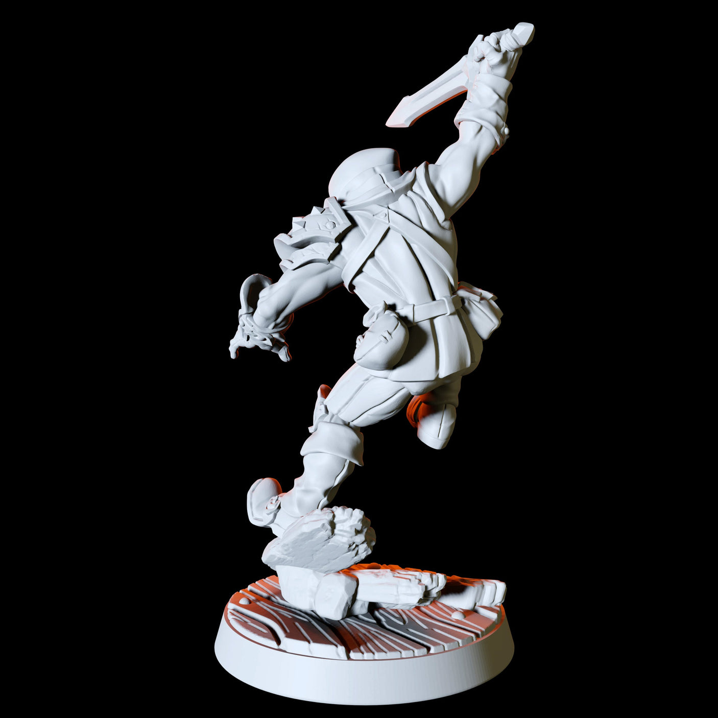 Six Assassins, Thieves or Rogues Miniature for Dungeons and Dragons, Pathfinder or other TTRPGs