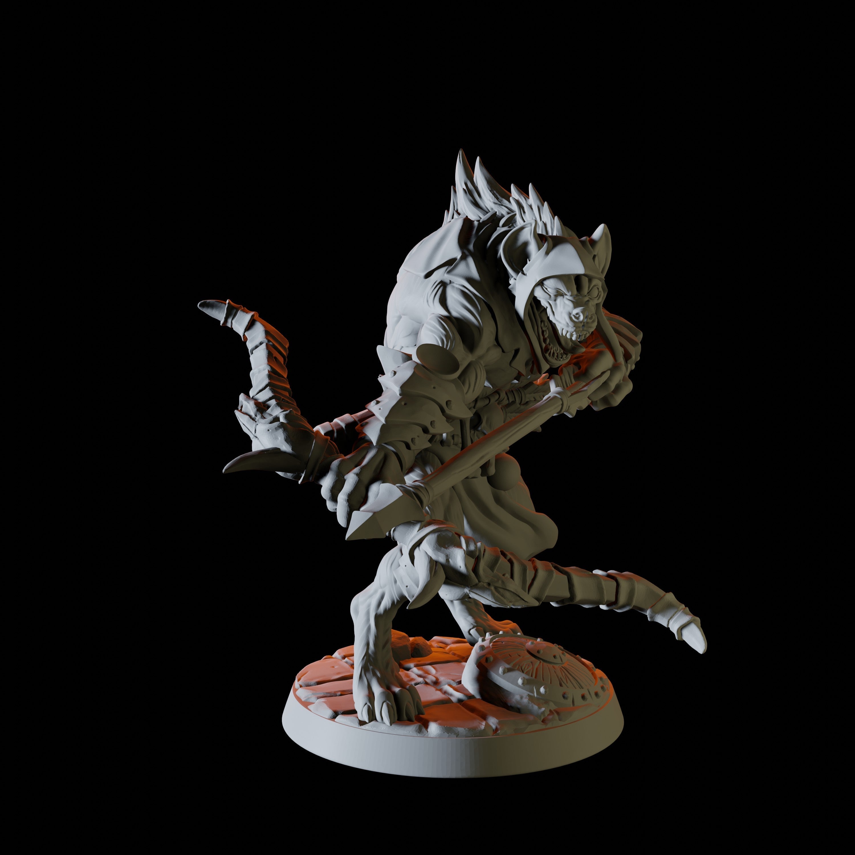 Six Gnoll Miniatures for Dungeons and Dragons - Myth Forged
