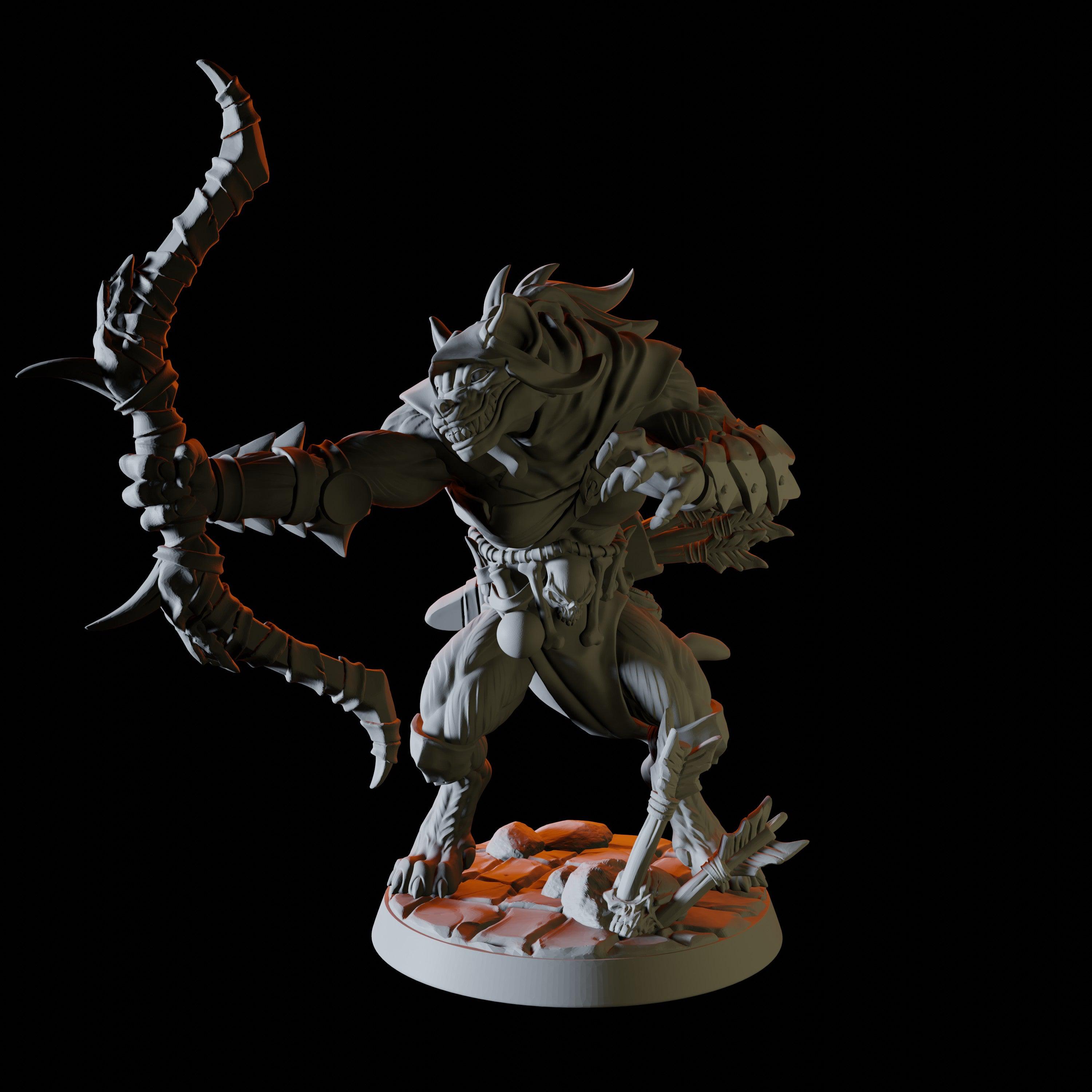 Six Gnoll Miniatures for Dungeons and Dragons - Myth Forged