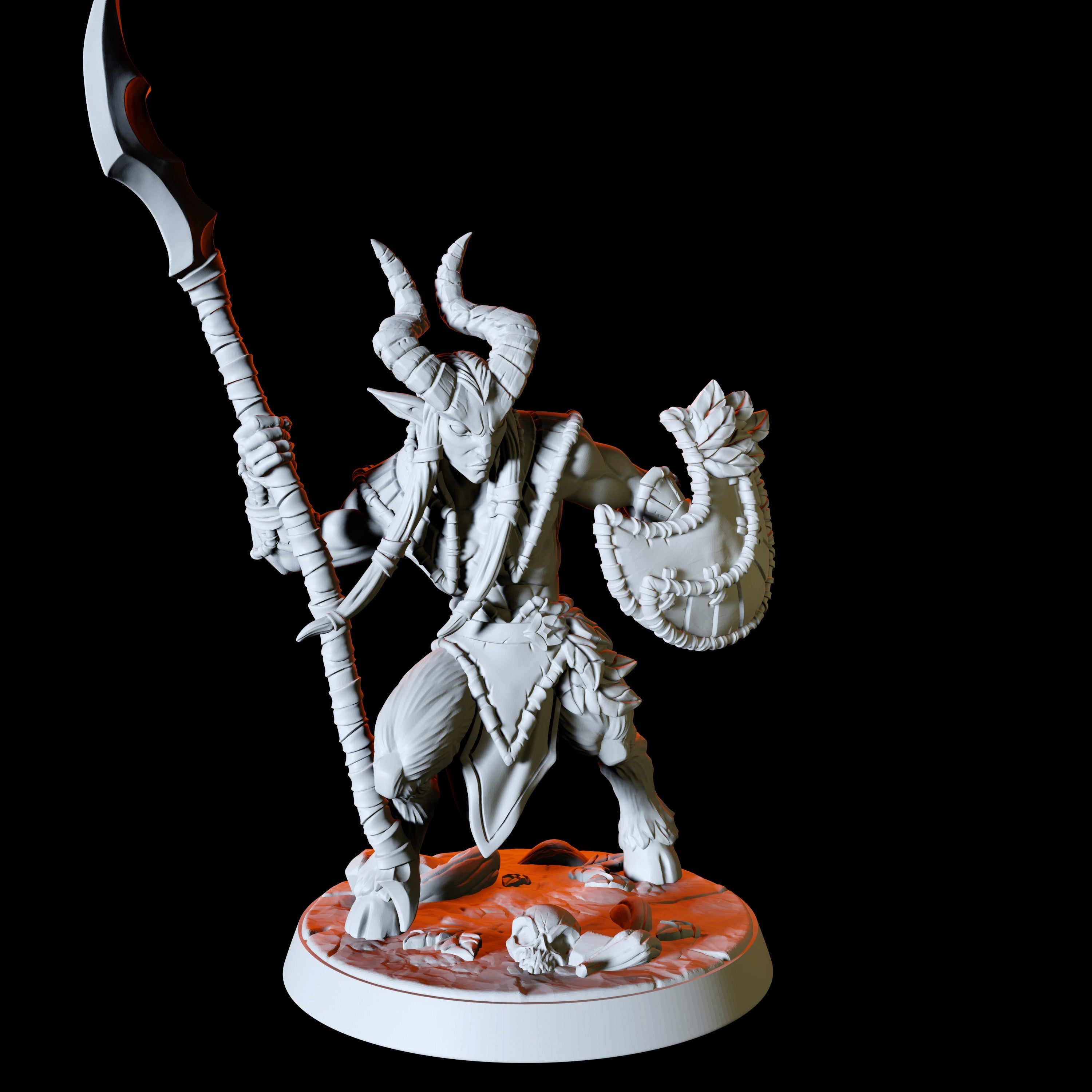 Six Satyr Miniatures for Dungeons and Dragons | Myth Forged