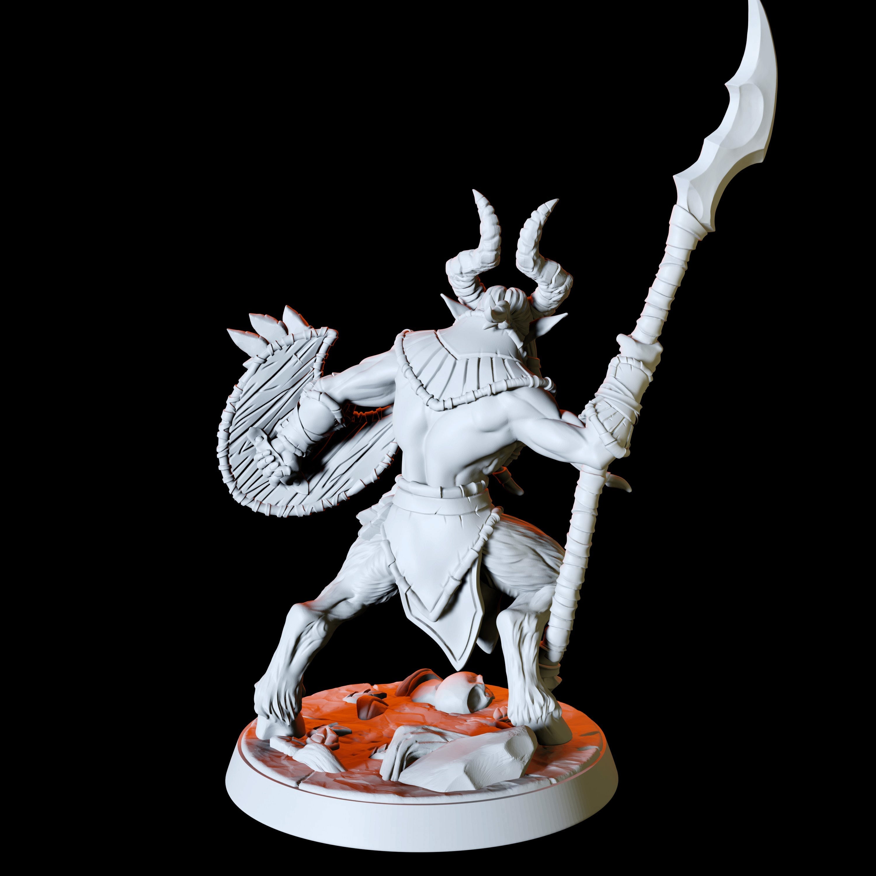 Six Satyr Miniatures for Dungeons and Dragons | Myth Forged