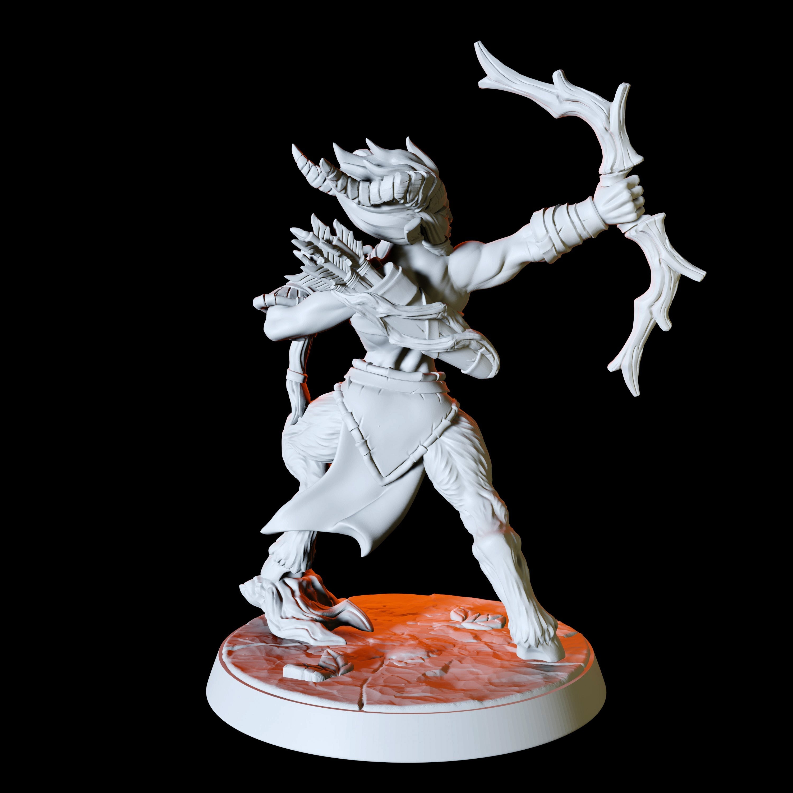 Six Satyr Miniatures for Dungeons and Dragons | Myth Forged