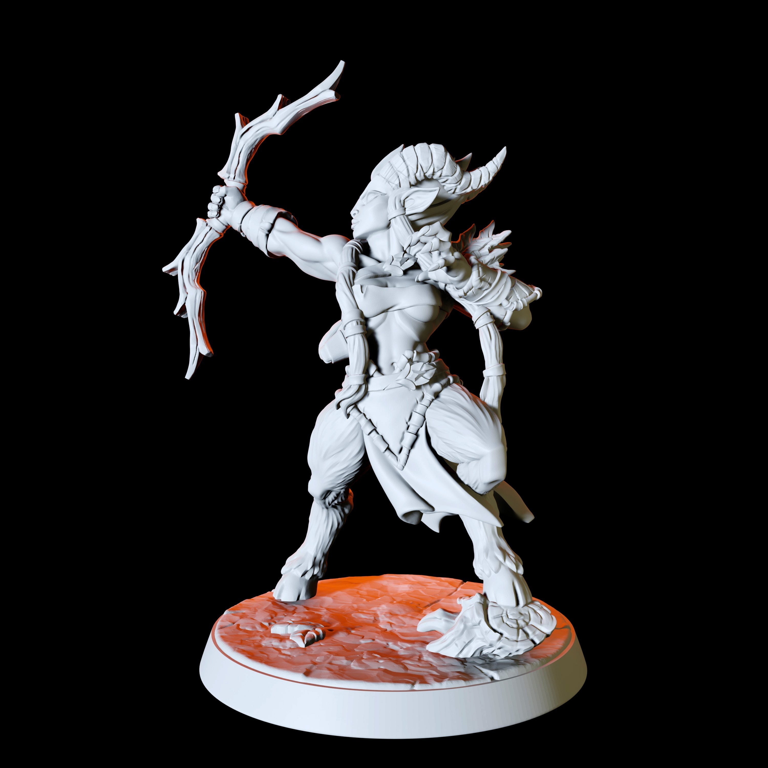 Six Satyr Miniatures for Dungeons and Dragons | Myth Forged
