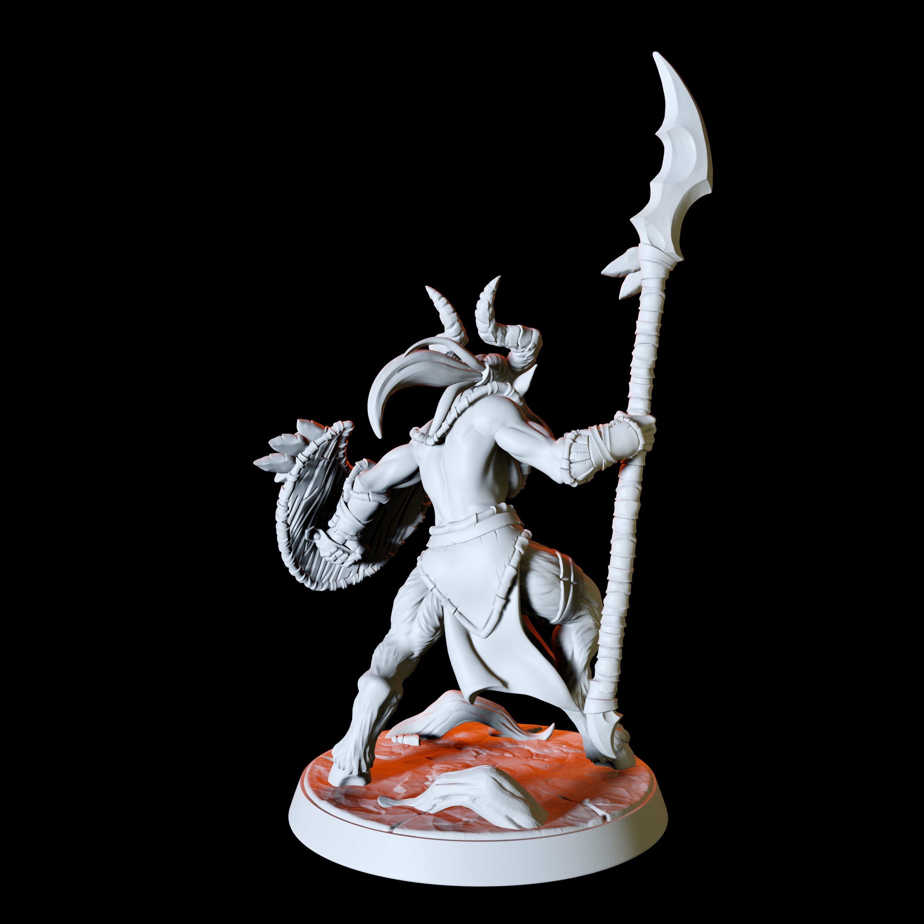 Six Satyr Miniatures for Dungeons and Dragons | Myth Forged