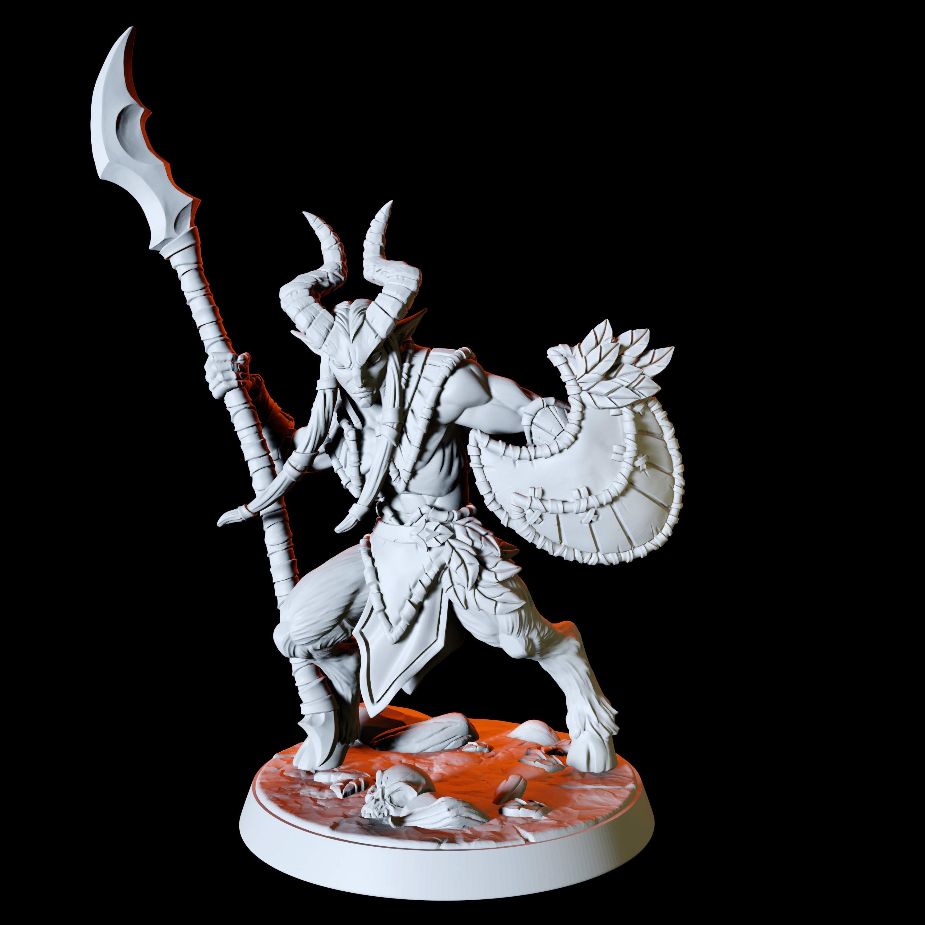Six Satyr Miniatures for Dungeons and Dragons | Myth Forged