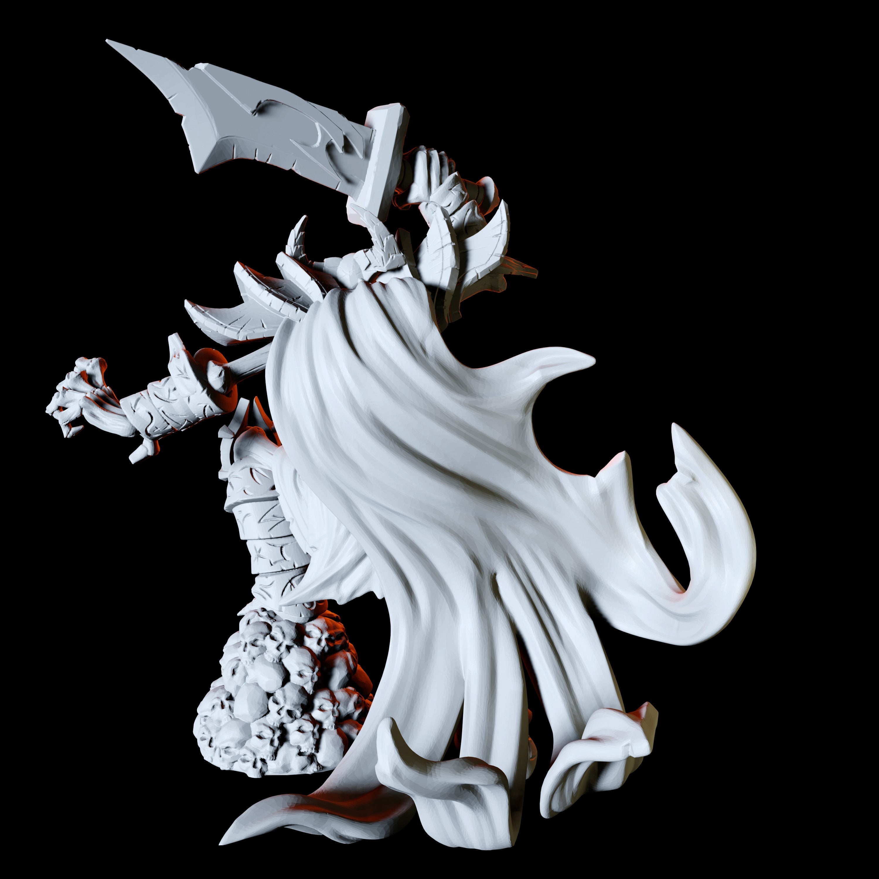 Skeleton Demon Miniature for Dungeons and Dragons - Myth Forged