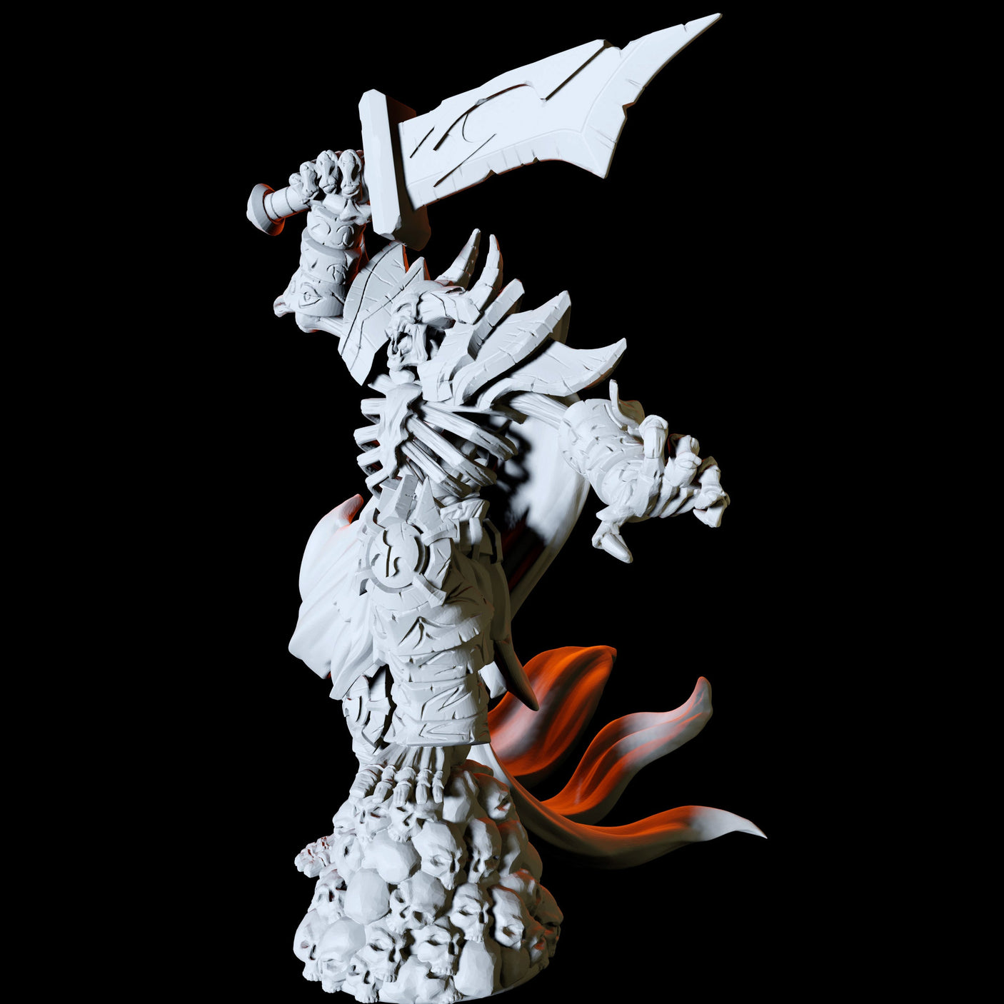 Skeleton Demon Type A Miniature for Dungeons and Dragons, Pathfinder or other TTRPGs