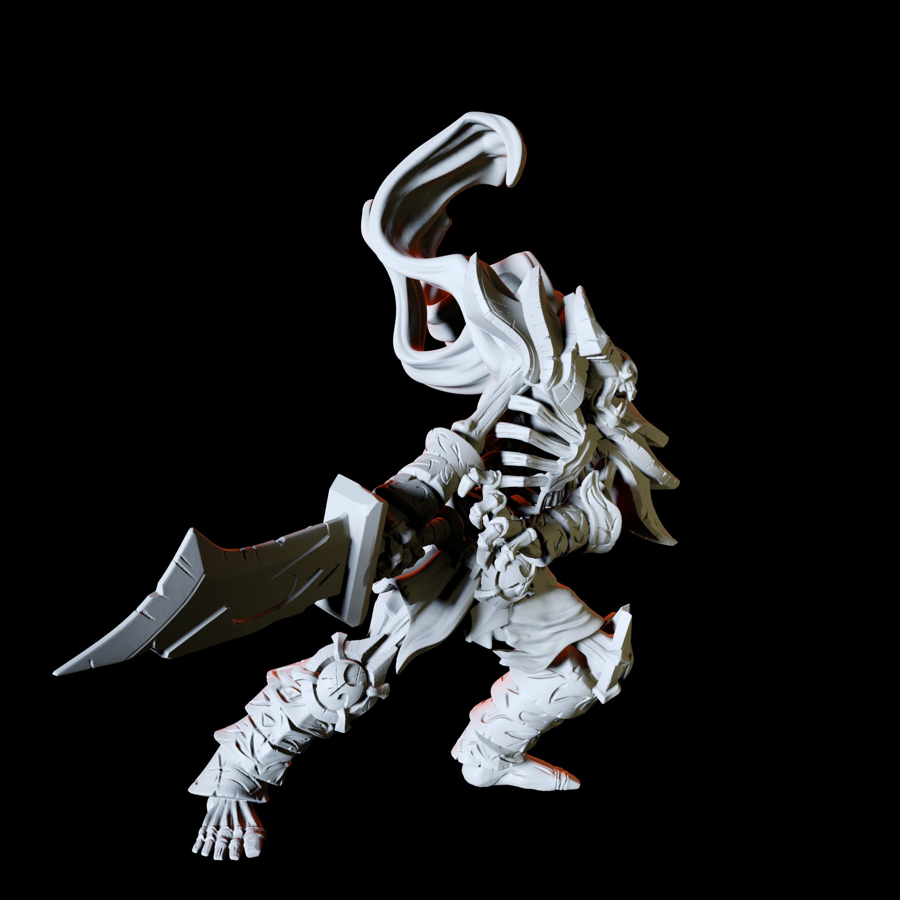 Skeleton Demon Miniature for Dungeons and Dragons - Myth Forged