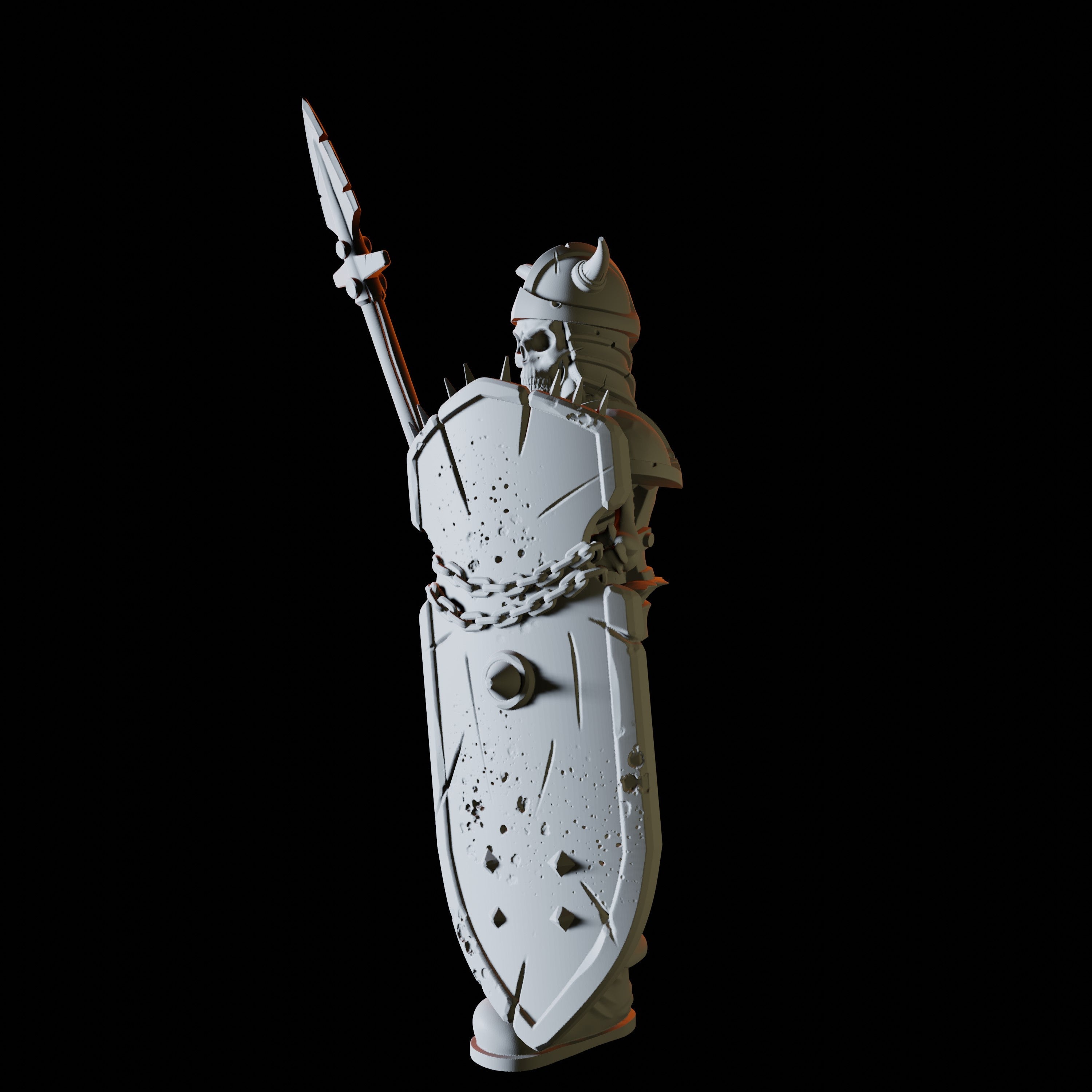Skeleton Warrior Miniature for Dungeons and Dragons - Myth Forged