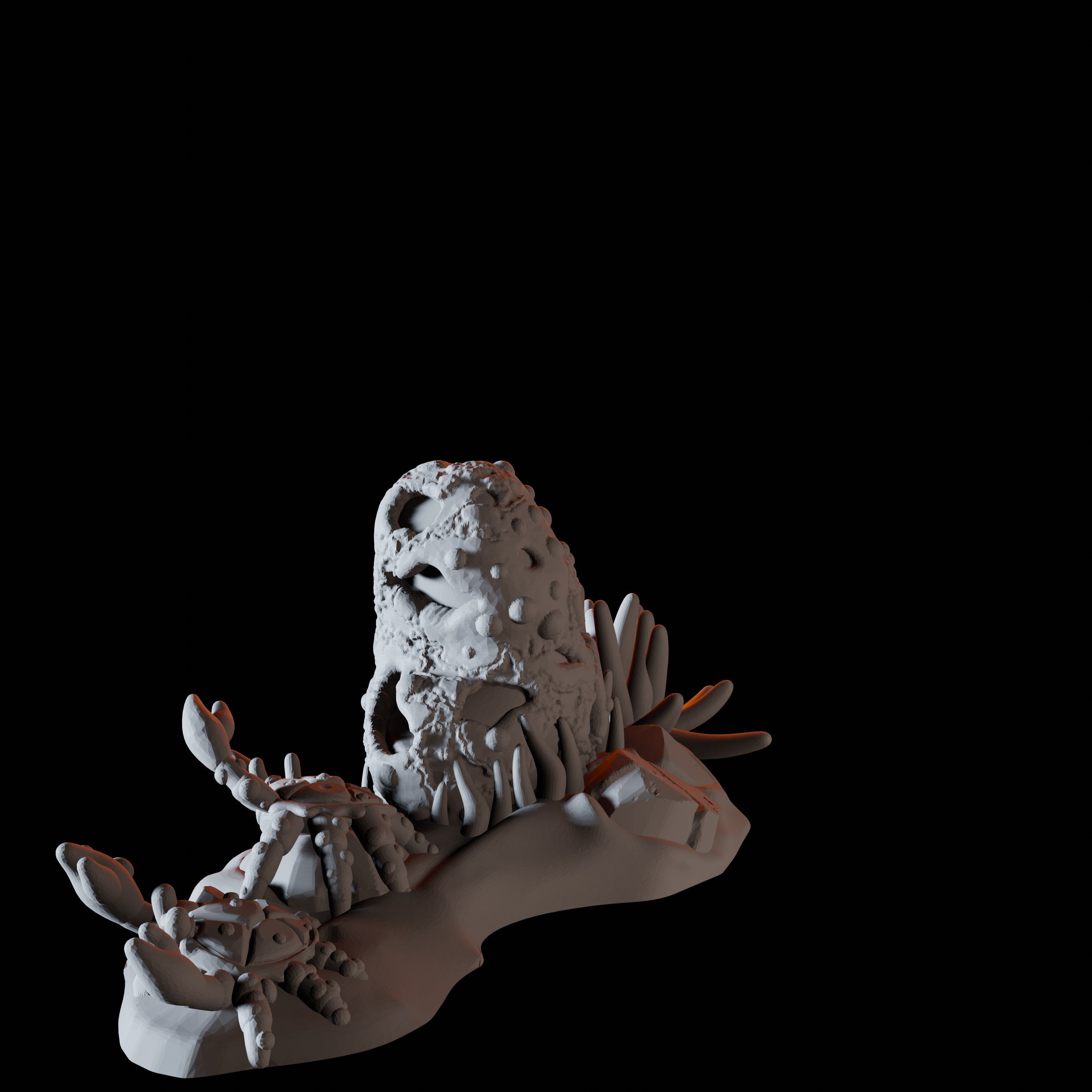 Snails on Rocks - Coastal Terrain Miniature for Dungeons and Dragons - Myth Forged