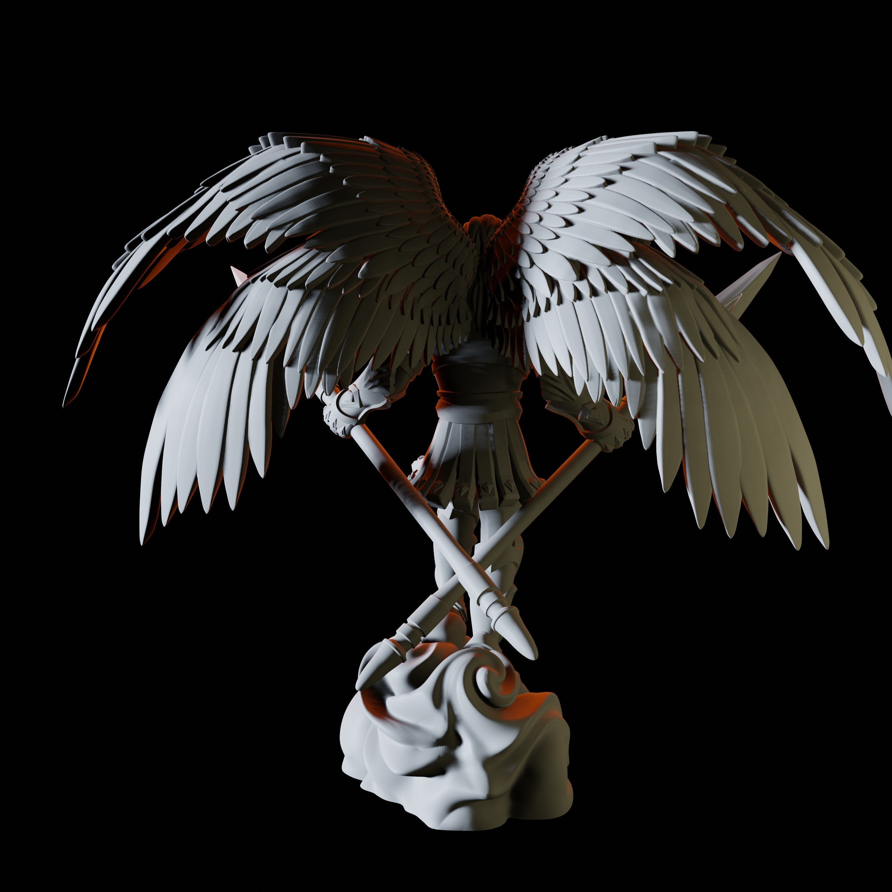 Spear Celestial Miniature for Dungeons and Dragons - Myth Forged